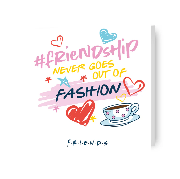 Friends Blank 'Friendship' Birthday Card