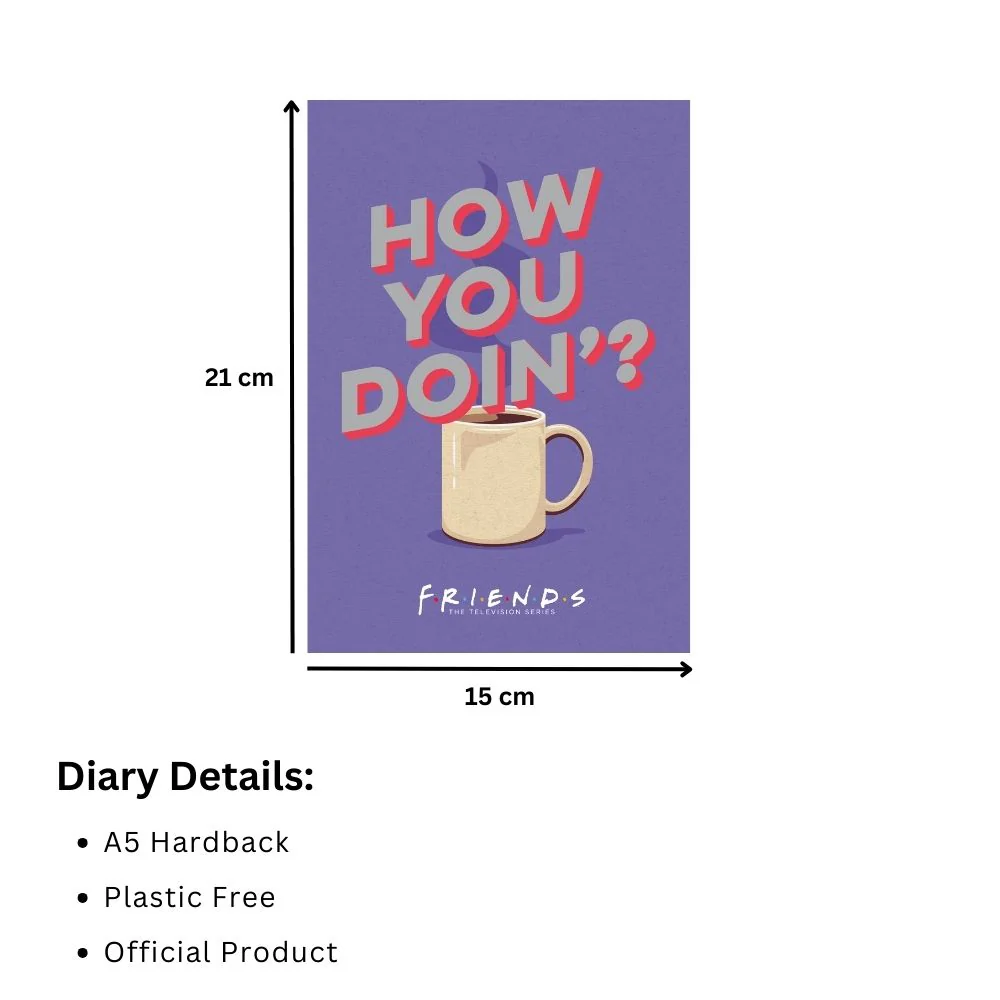 Friends Undated A5 Diary Weekly Planner - Image 4