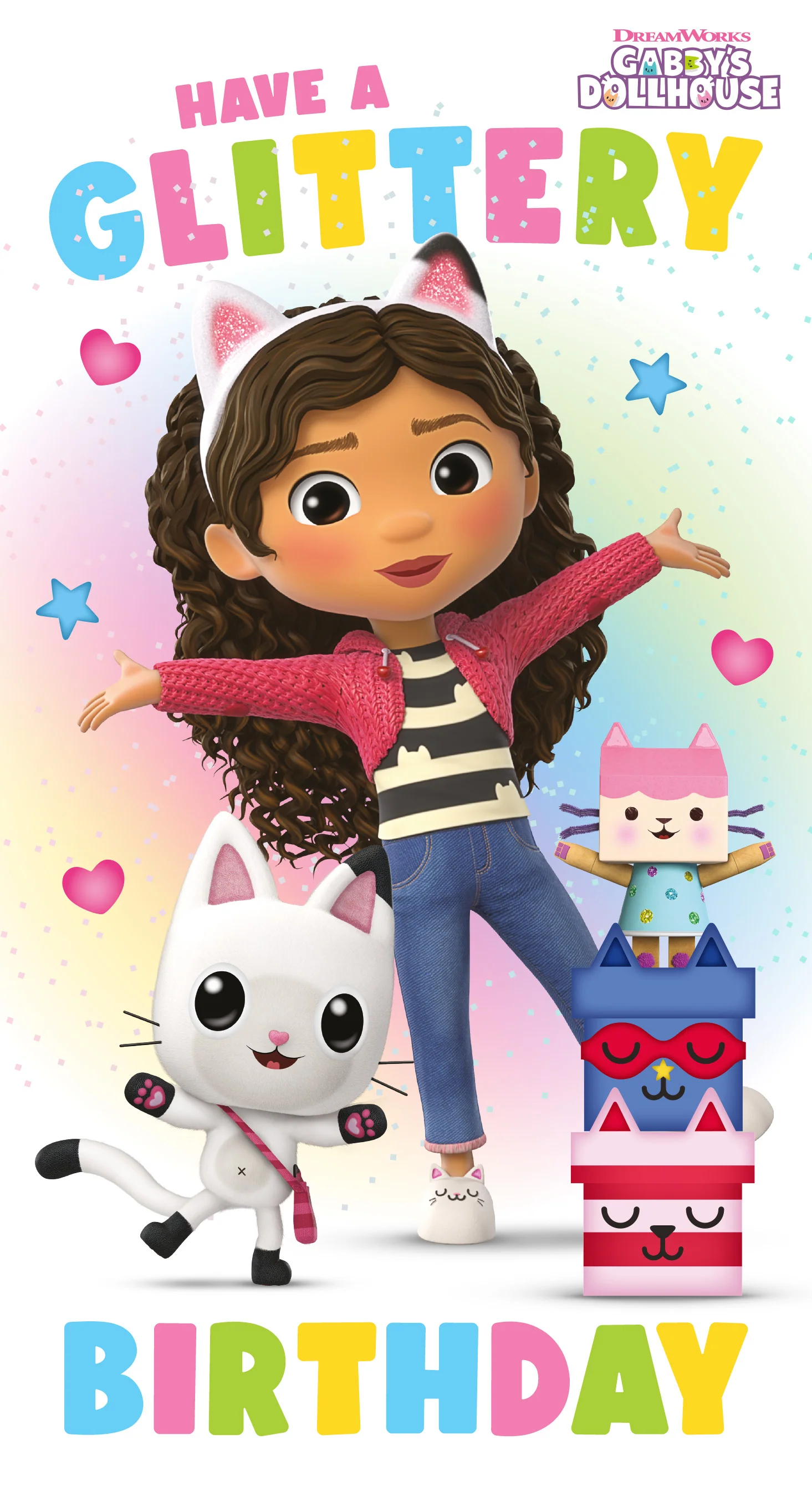 Gabby's Dollhouse 'Glittery' Birthday Card - Image 3