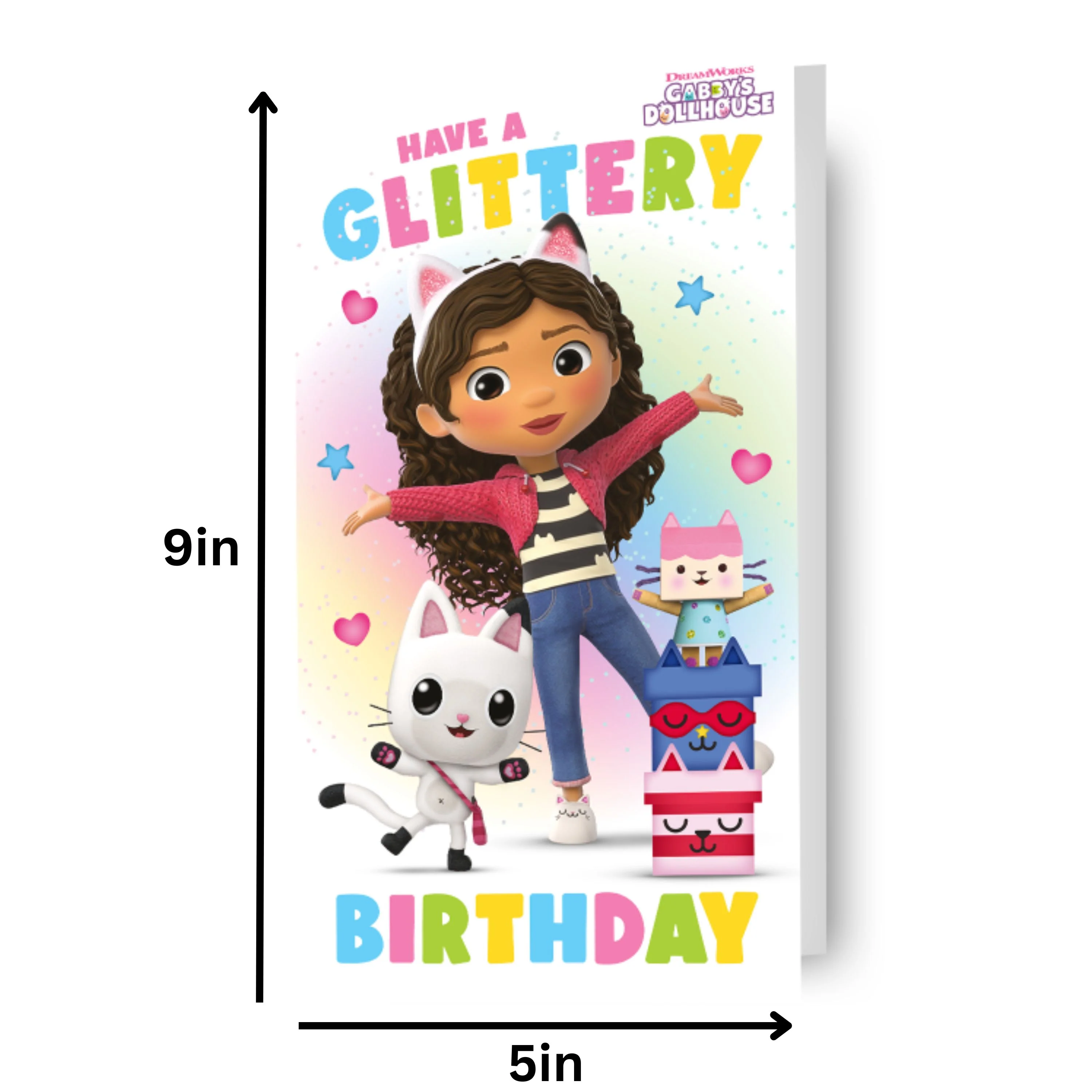 Gabby's Dollhouse 'Glittery' Birthday Card - Image 3