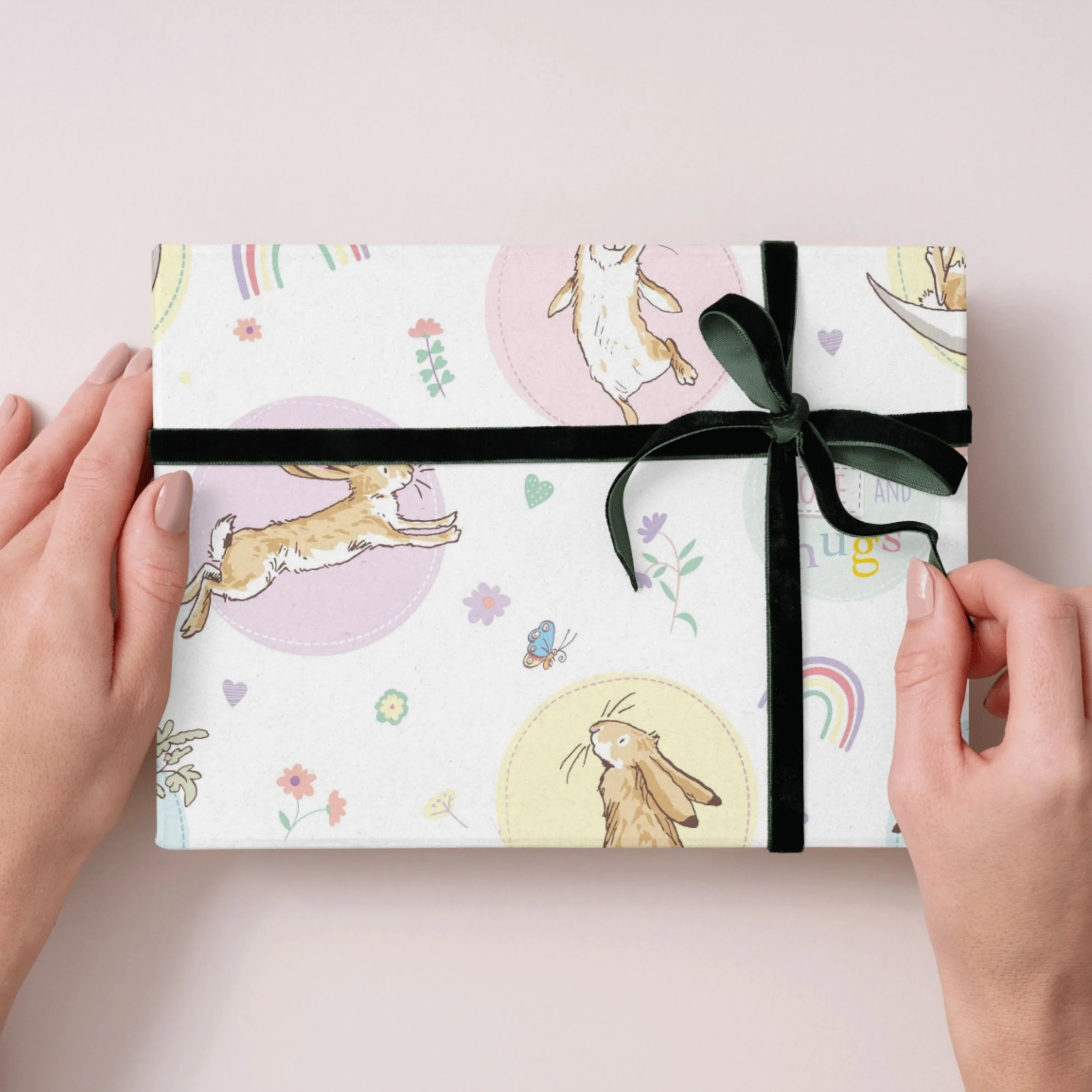Guess How Much I Love You 4 Sheets & 4 Tags Gift Wrap Bundle - Image 3