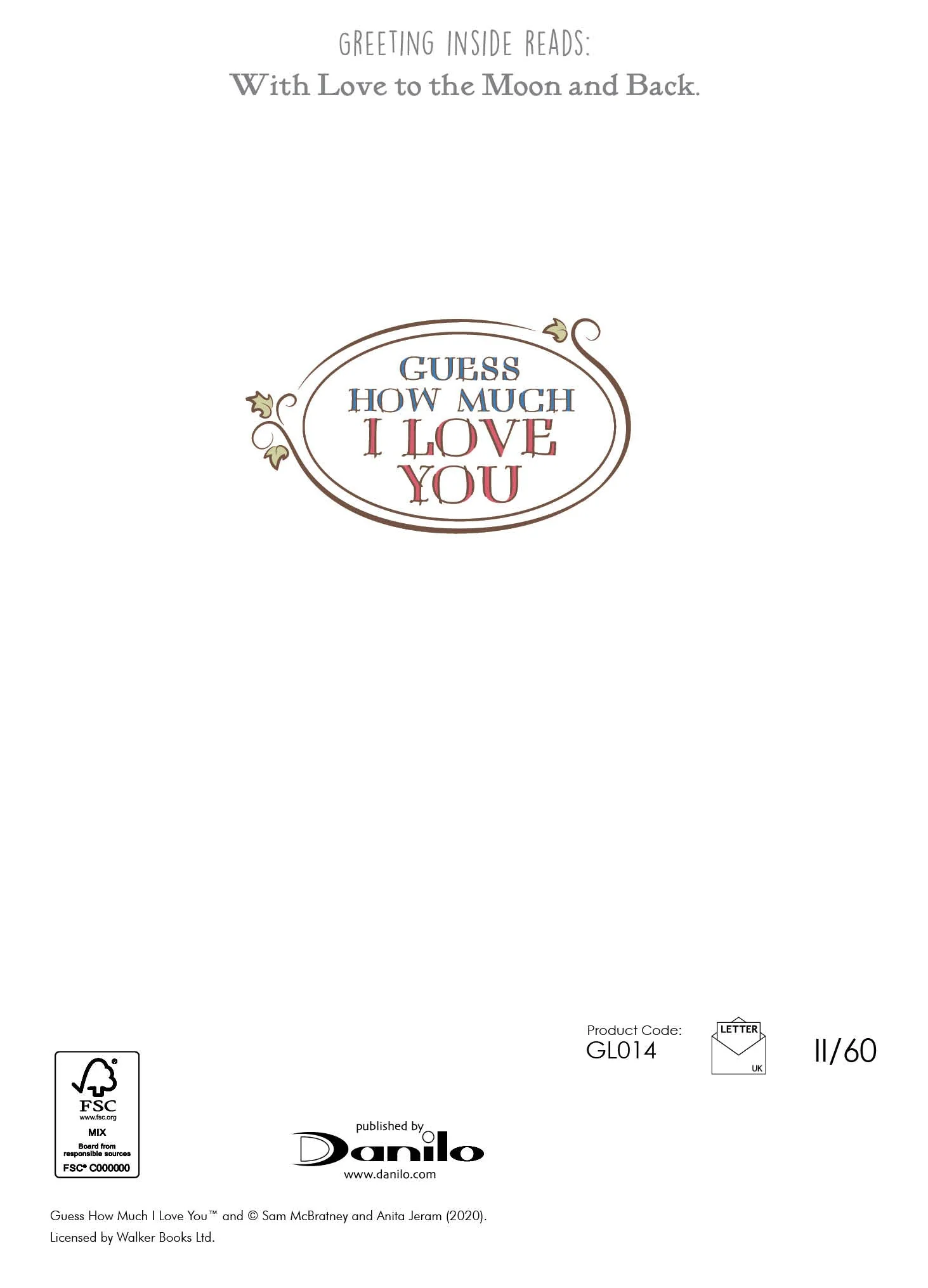 Guess How Much I Love You Age 2 Birthday Card - Image 5