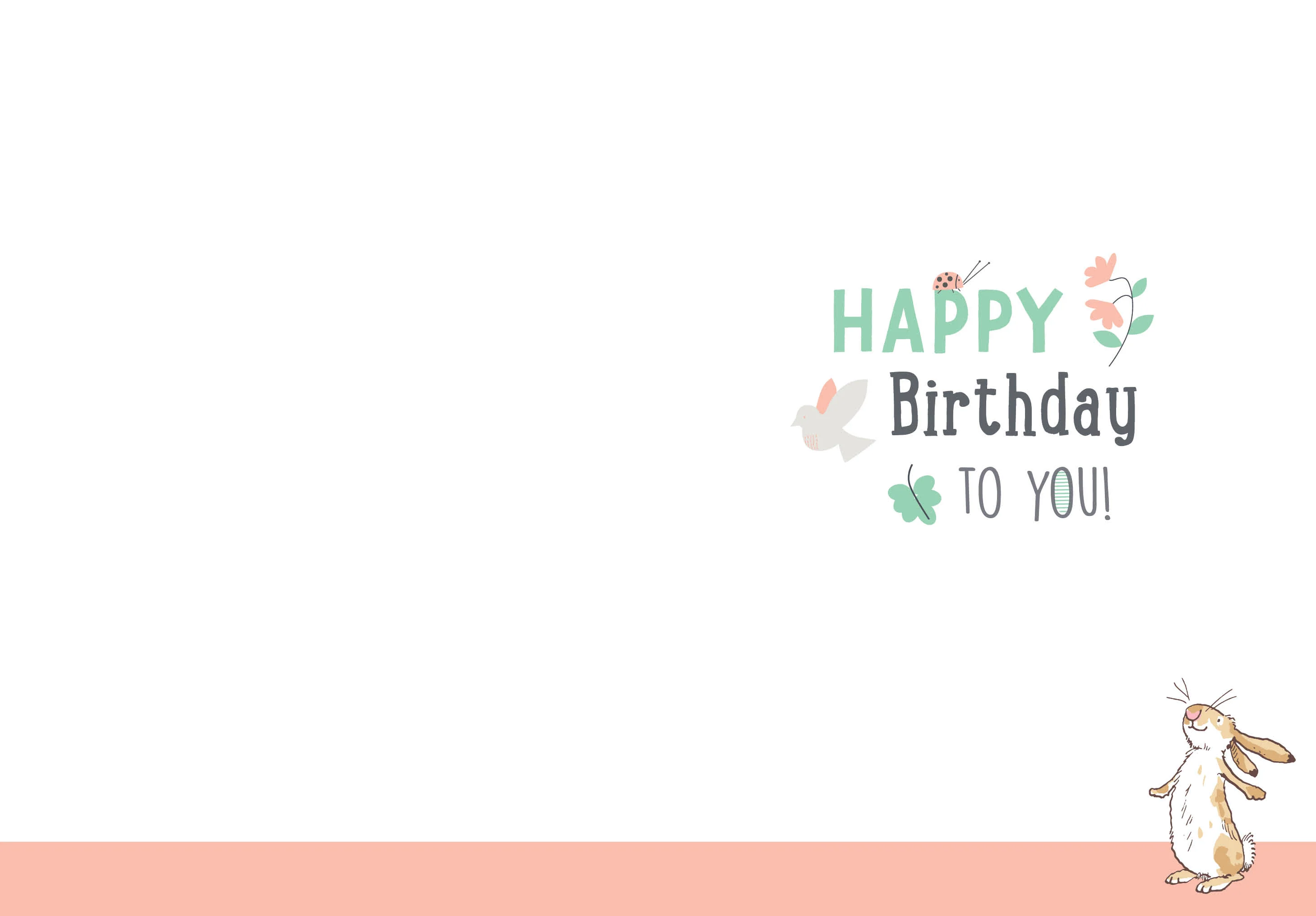 Guess How Much I Love You Birthday card - Image 3