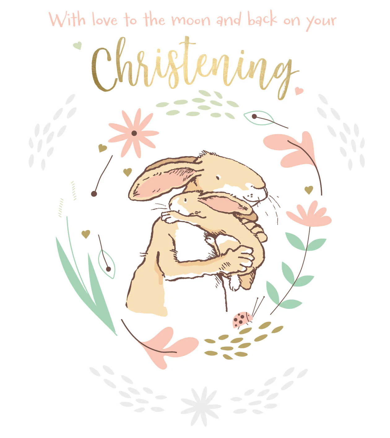 Guess How Much I Love You Christening Card - Image 3