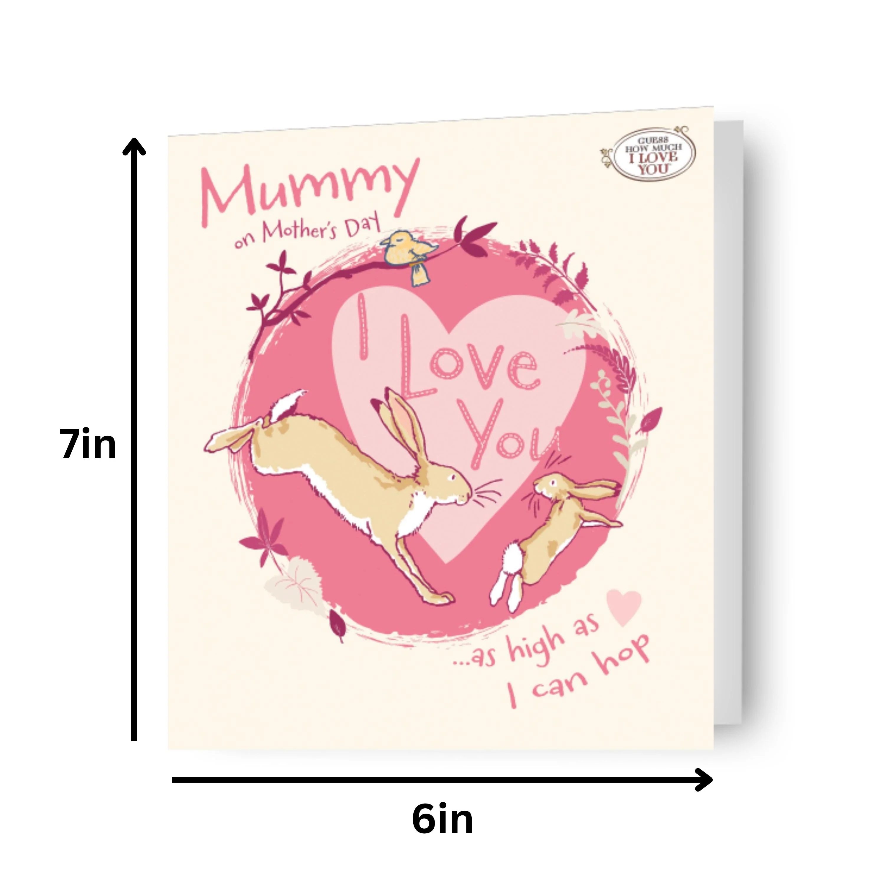 Guess How Much I Love You 'I Love You As High As I Can Hop' Mother's Day Card - Image 2