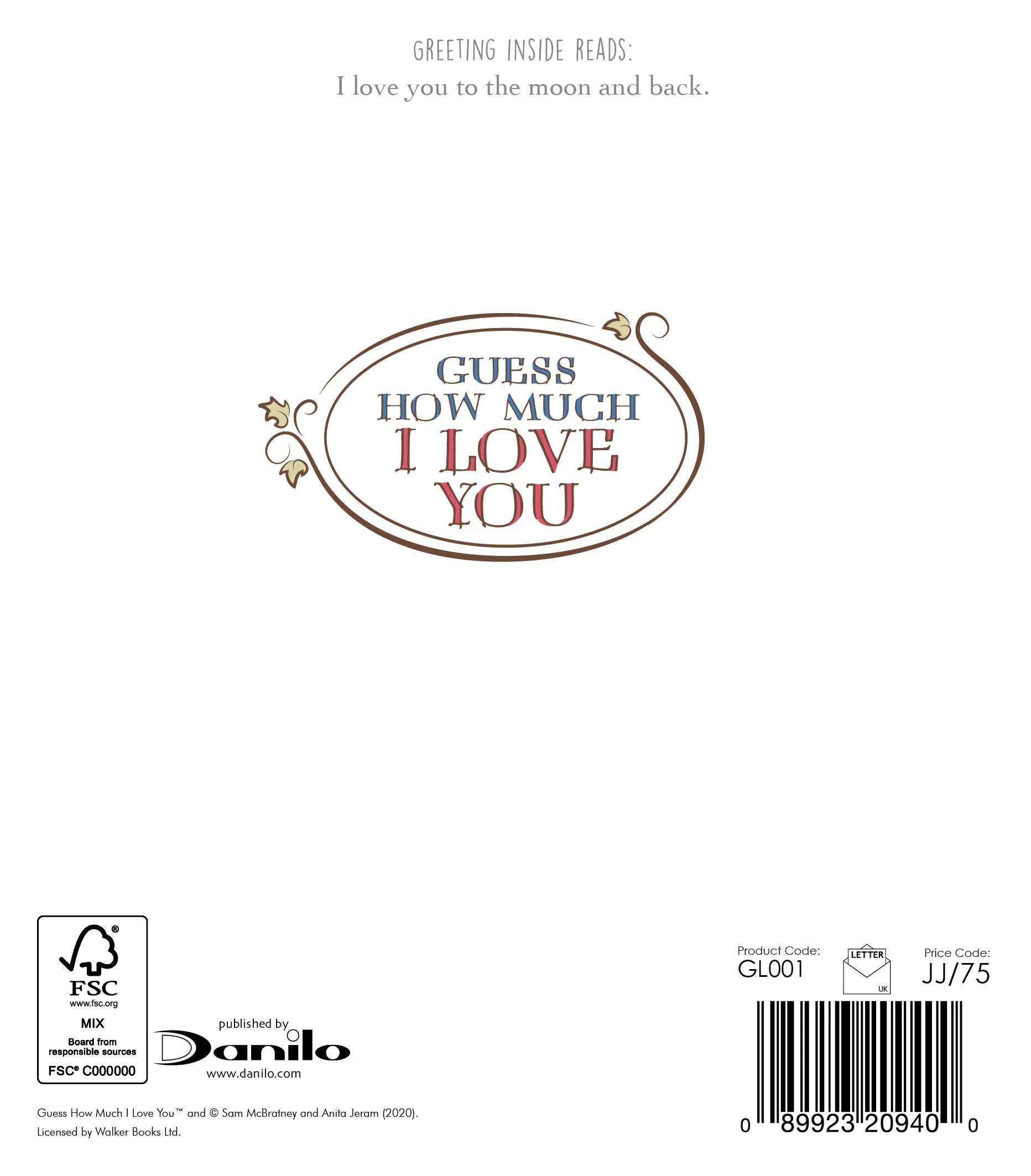 Guess How Much I Love You Son Birthday Card - Image 4