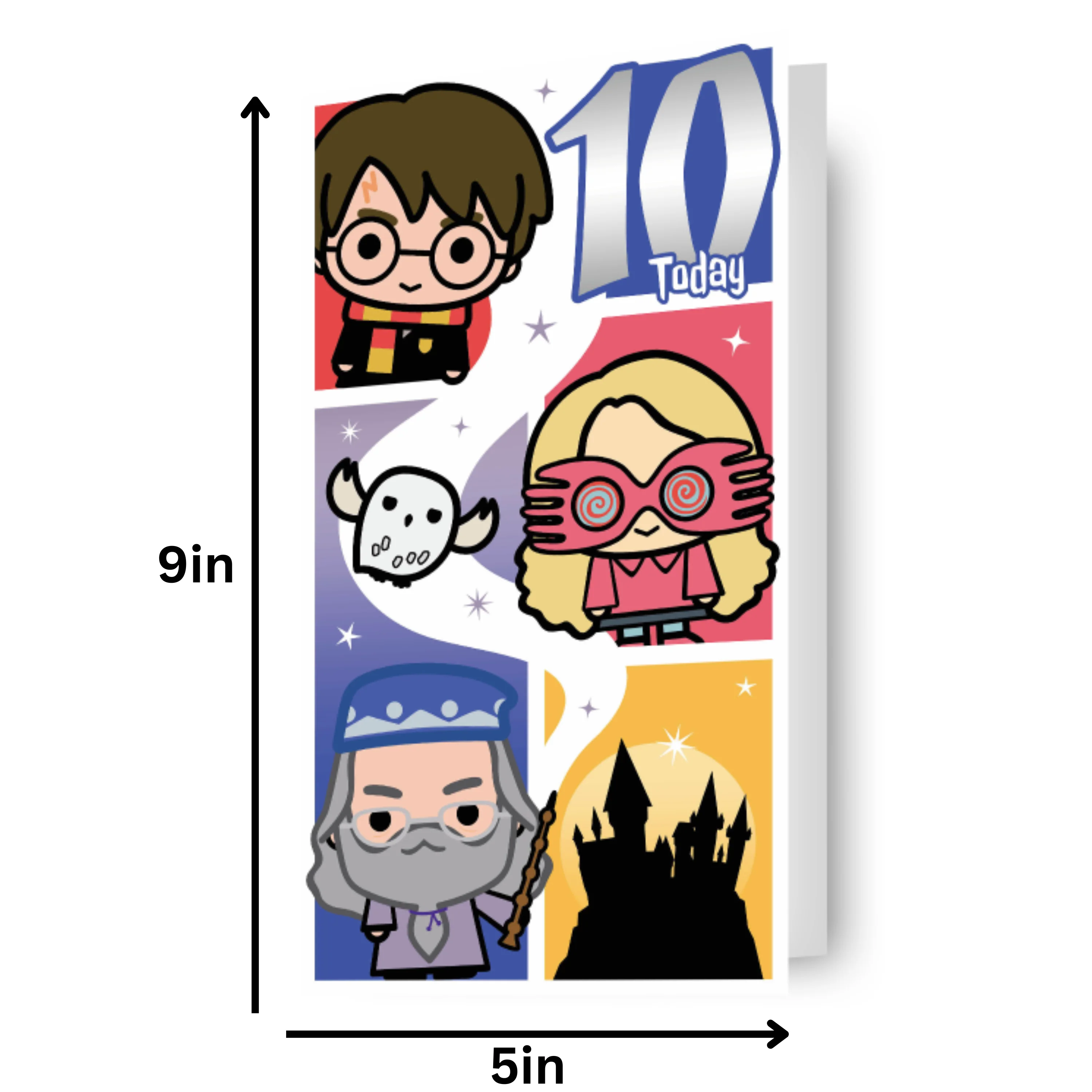 Harry Potter Age 10 Birthday Card - Image 2