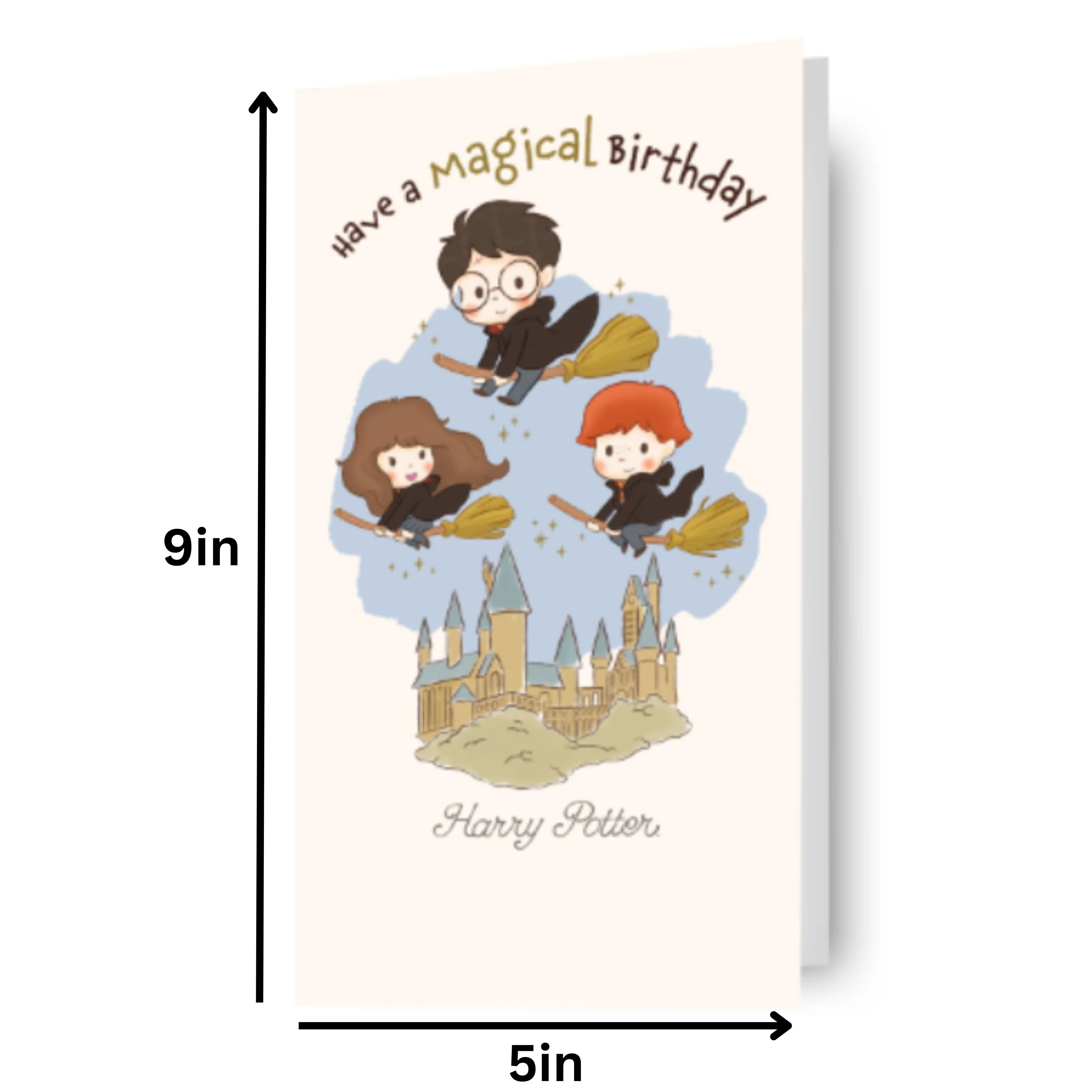 Harry Potter Cartoon Birthday Card - Image 2