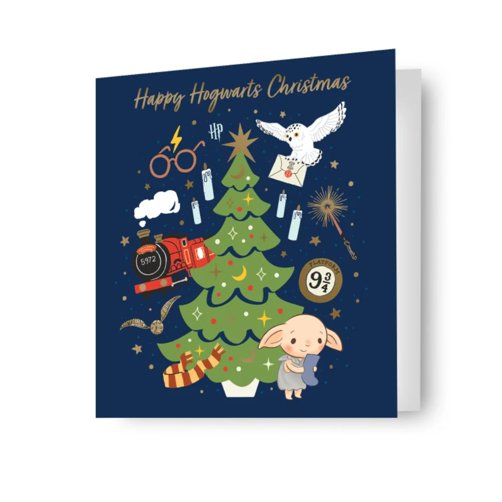 HARRY POTTER CHRISTMAS CARD