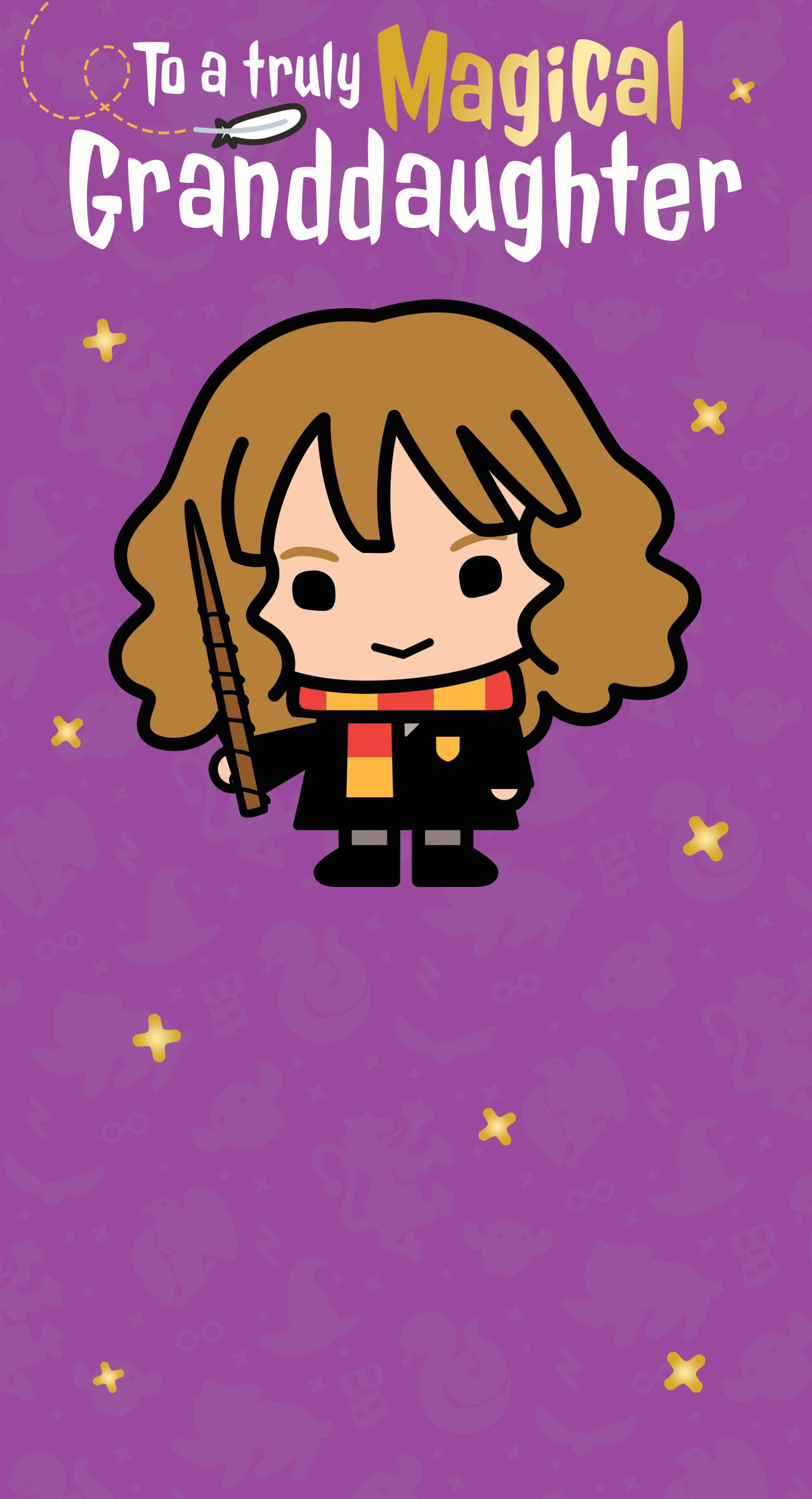 Harry Potter 'Magical Granddaughter' Birthday Card - Image 3