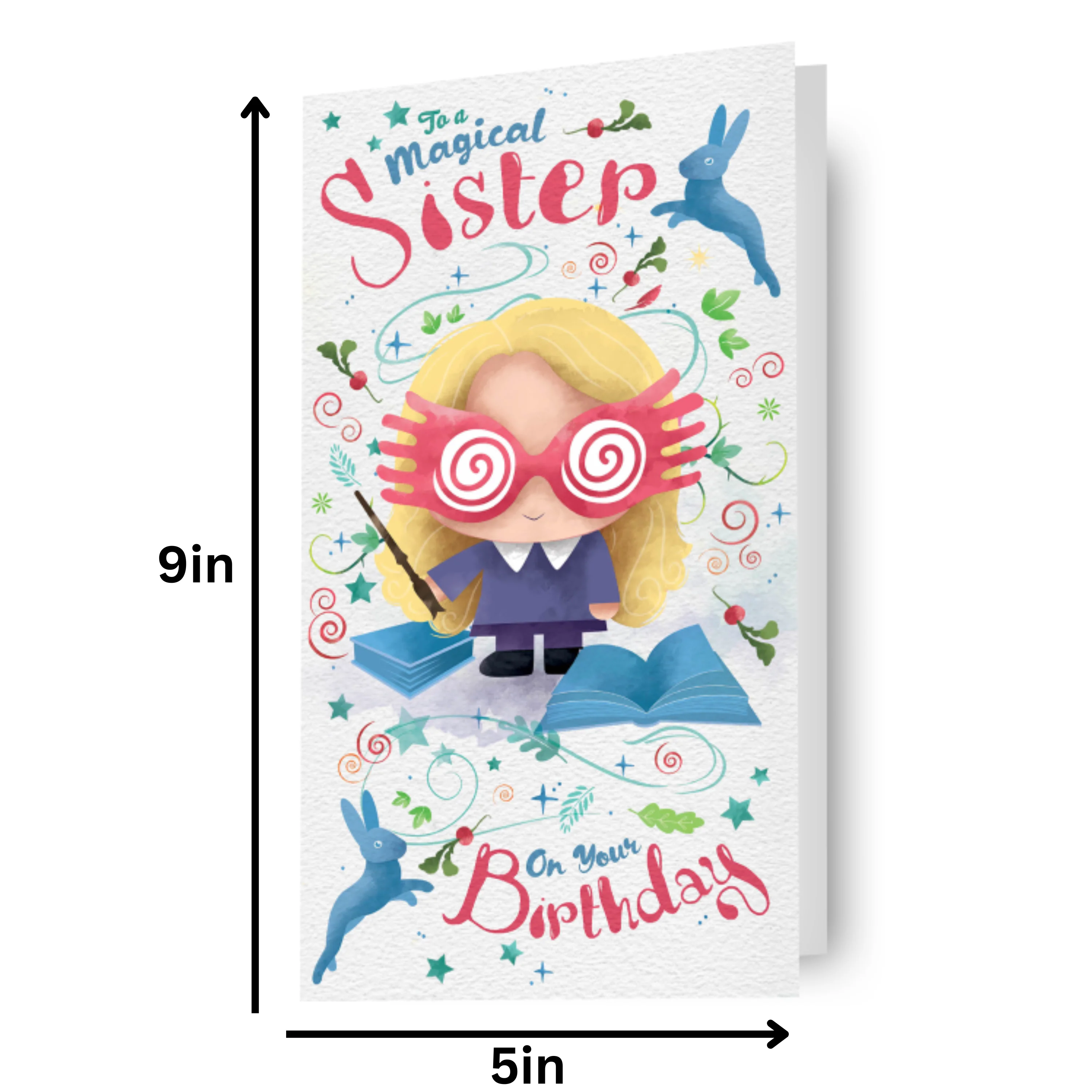 Harry Potter Luna Lovegood 'Sister' Birthday Card - Image 2