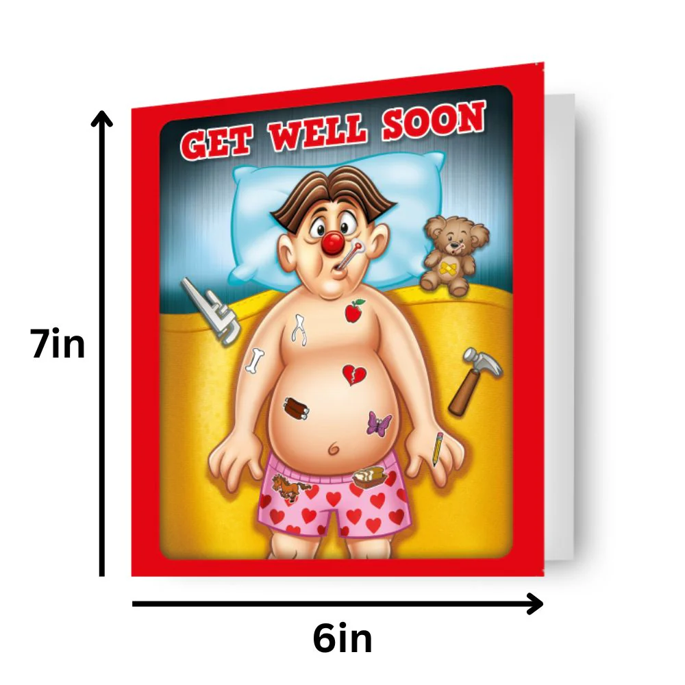 Hasbro Operation Get Well Soon Card - Image 2