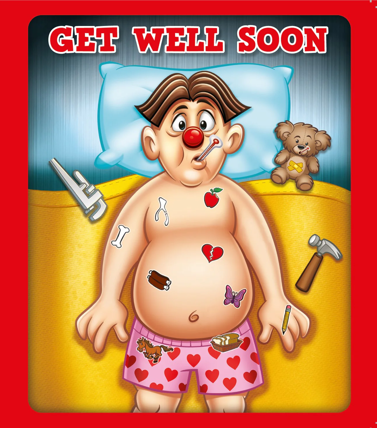 Hasbro Operation Get Well Soon Card - Image 3