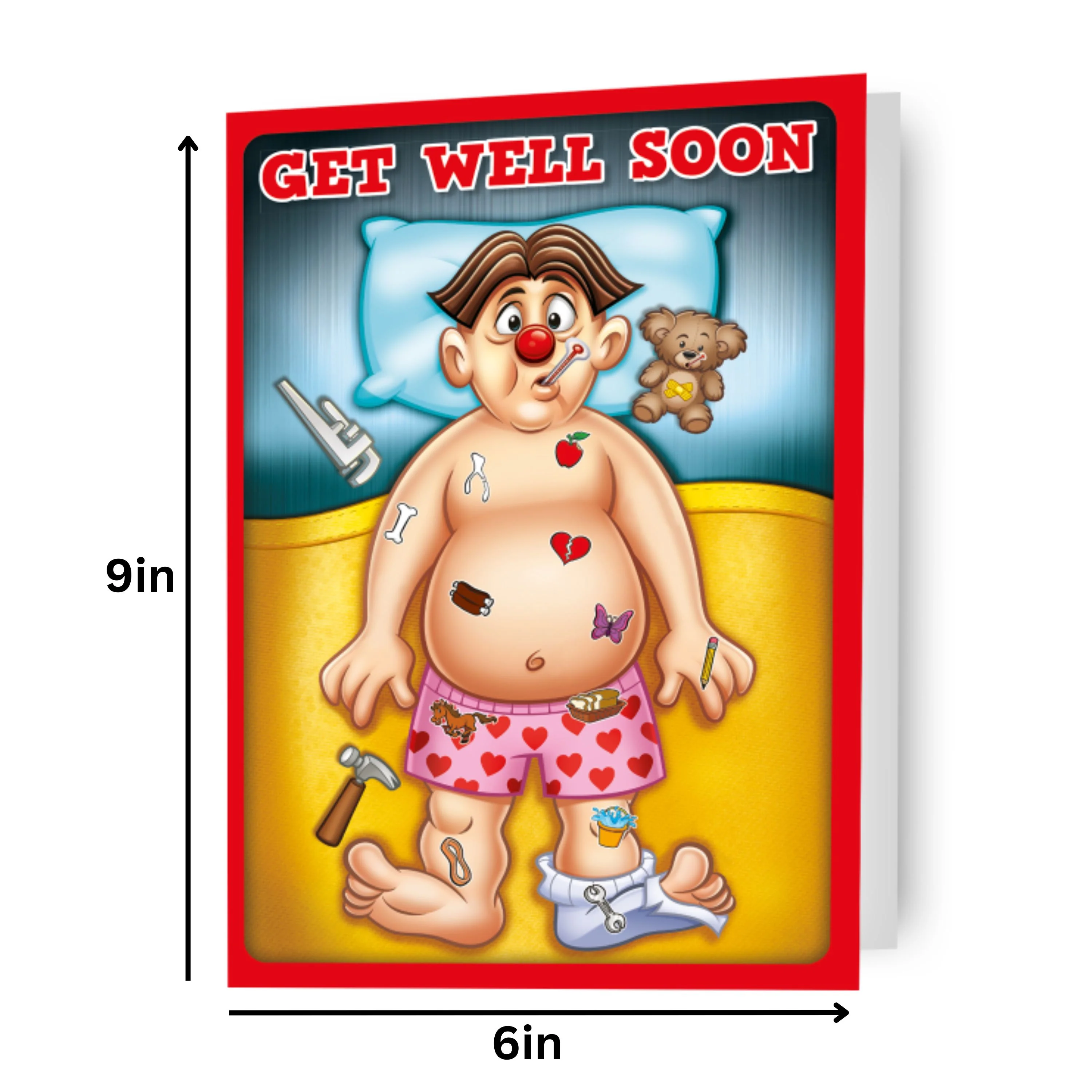 Hasbro Operation 'Get Well Soon' Card - Image 2