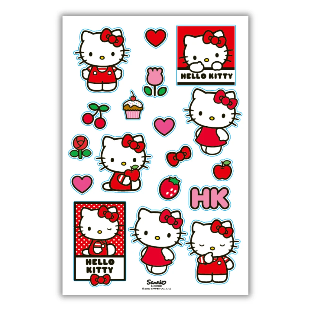 Hello Kitty Age 9 Sticker Birthday Card - Image 2