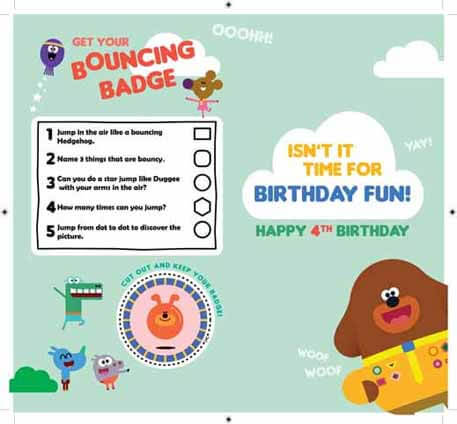 Hey Duggee Age 4 Birthday Card - Image 4