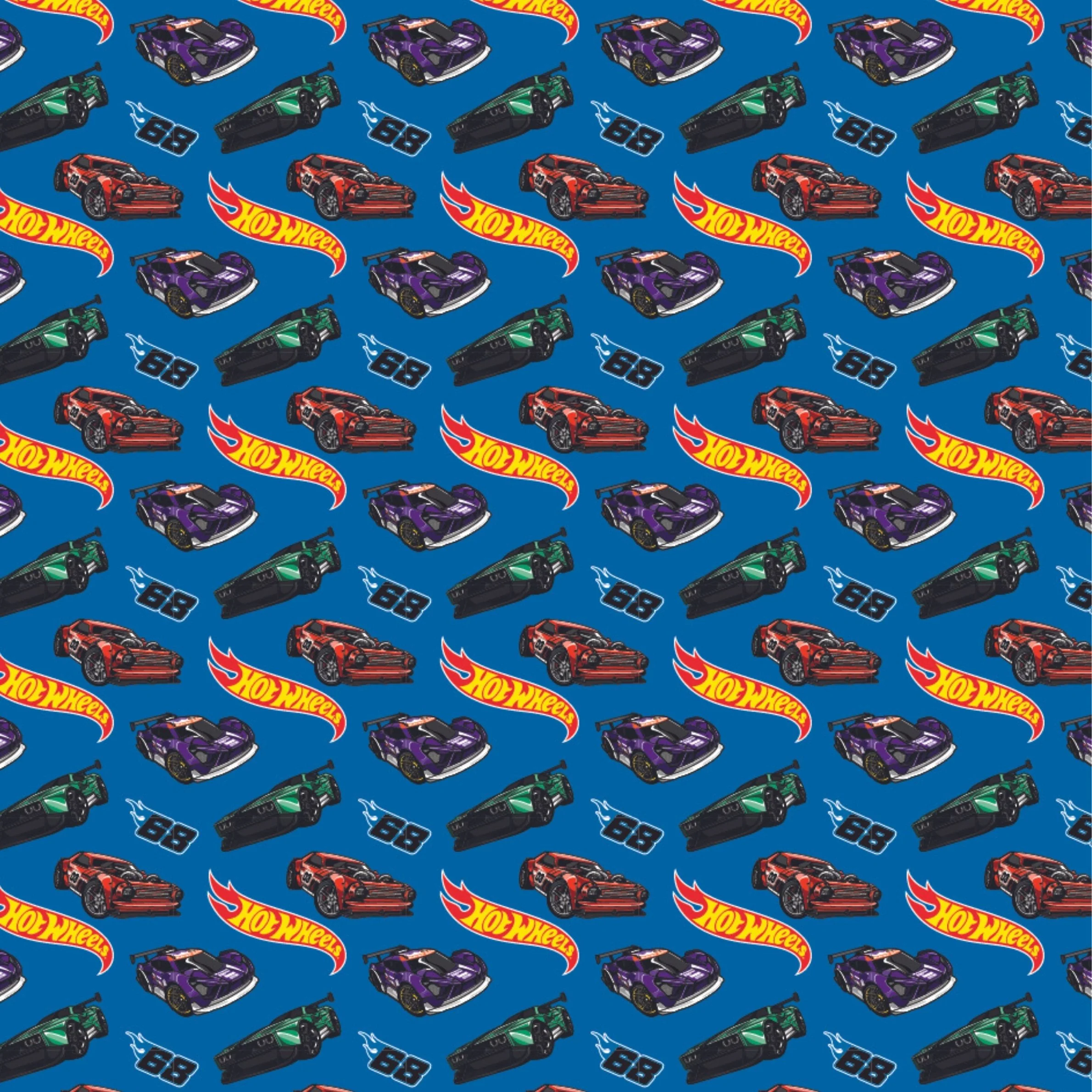 Hot Wheels 2 Sheets & 2 Tags Gift Wrap - Image 3