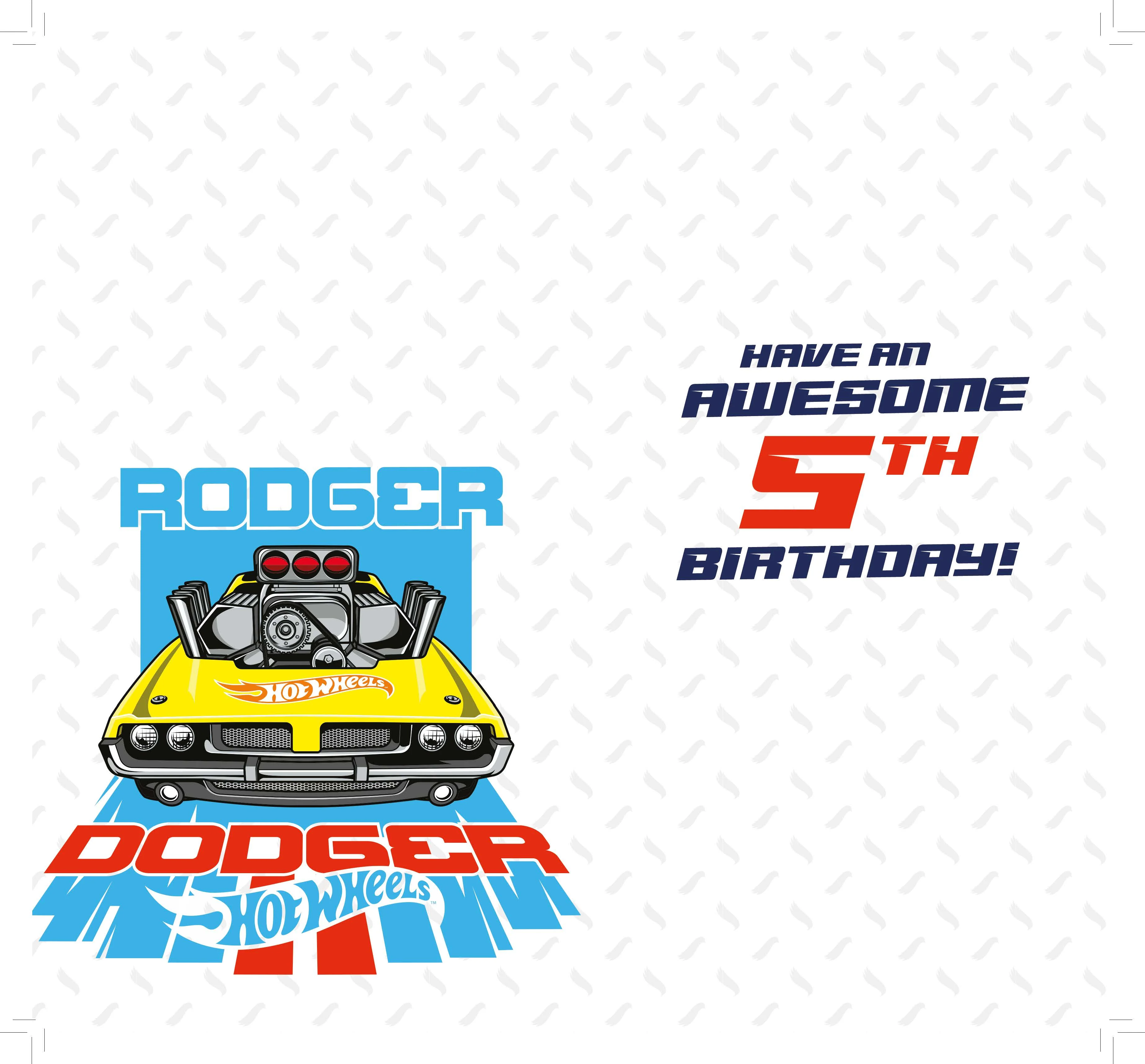 Hot Wheels Age 5 Birthday Card - Image 4
