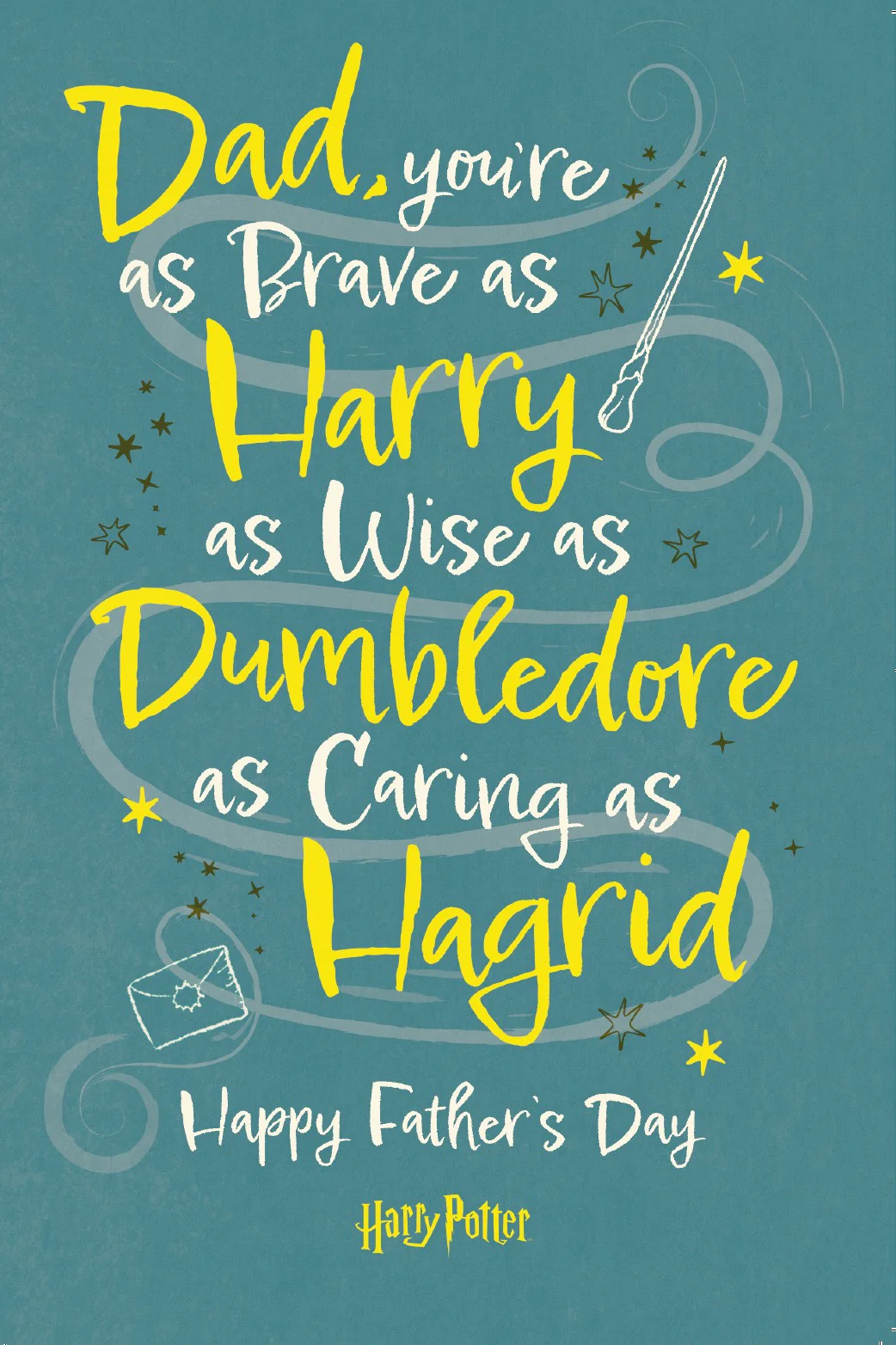 Harry Potter 'You're As Brave As...' Father's Day Card - Image 3