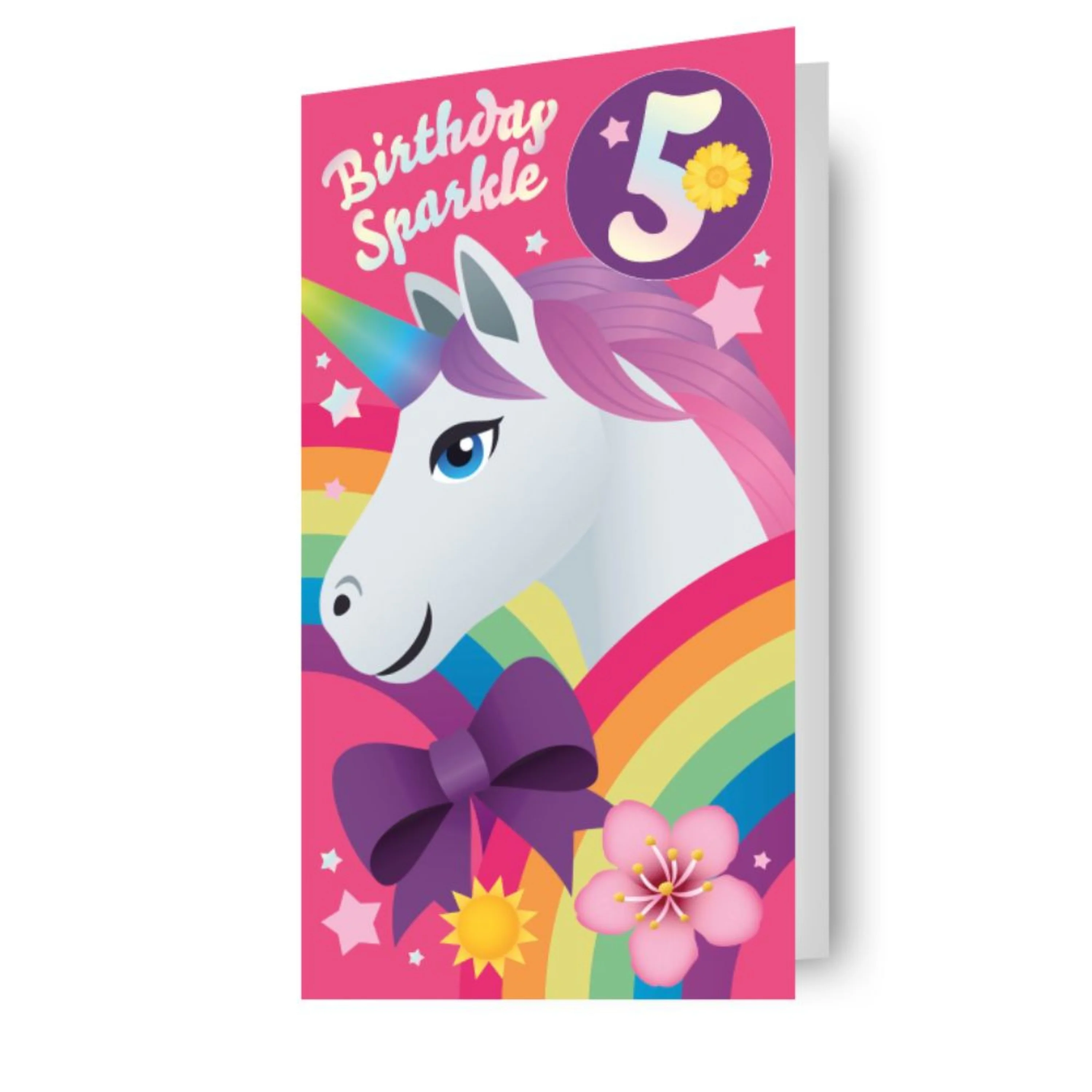 JoyPixels Multi Ages 5-10 Sticker Birthday Card - Image 3