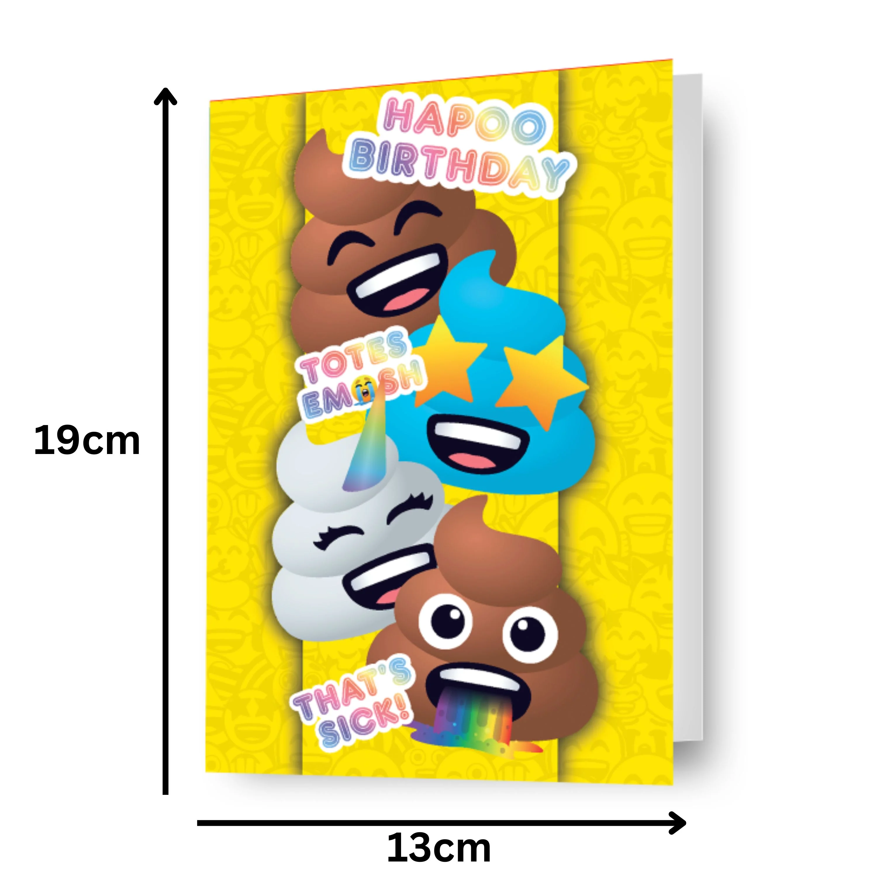JoyPixels Emoji Pop-Up 'Hapoo Birthday' Card - Image 2