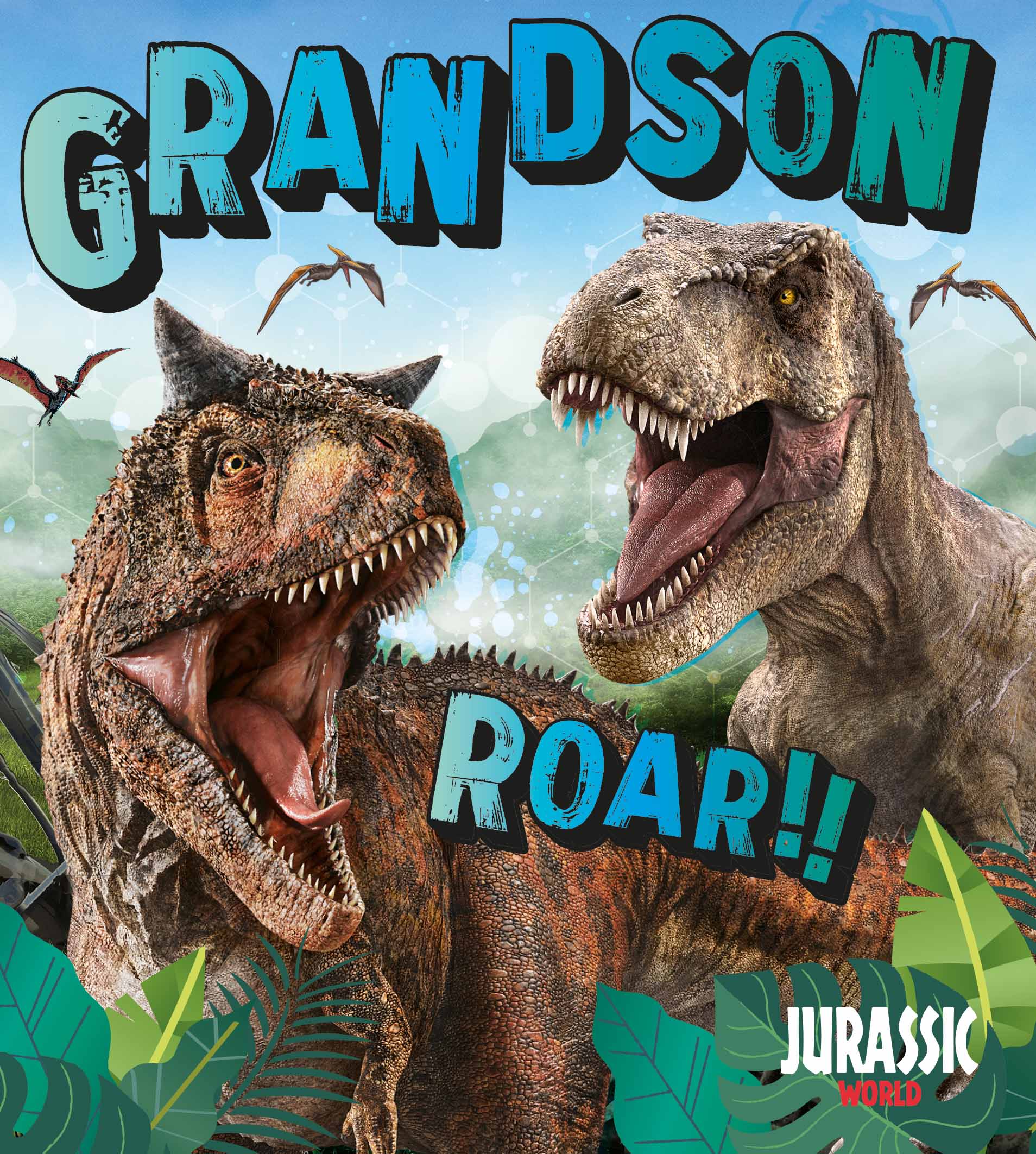 Jurassic World Grandson Birthday Card - Image 3