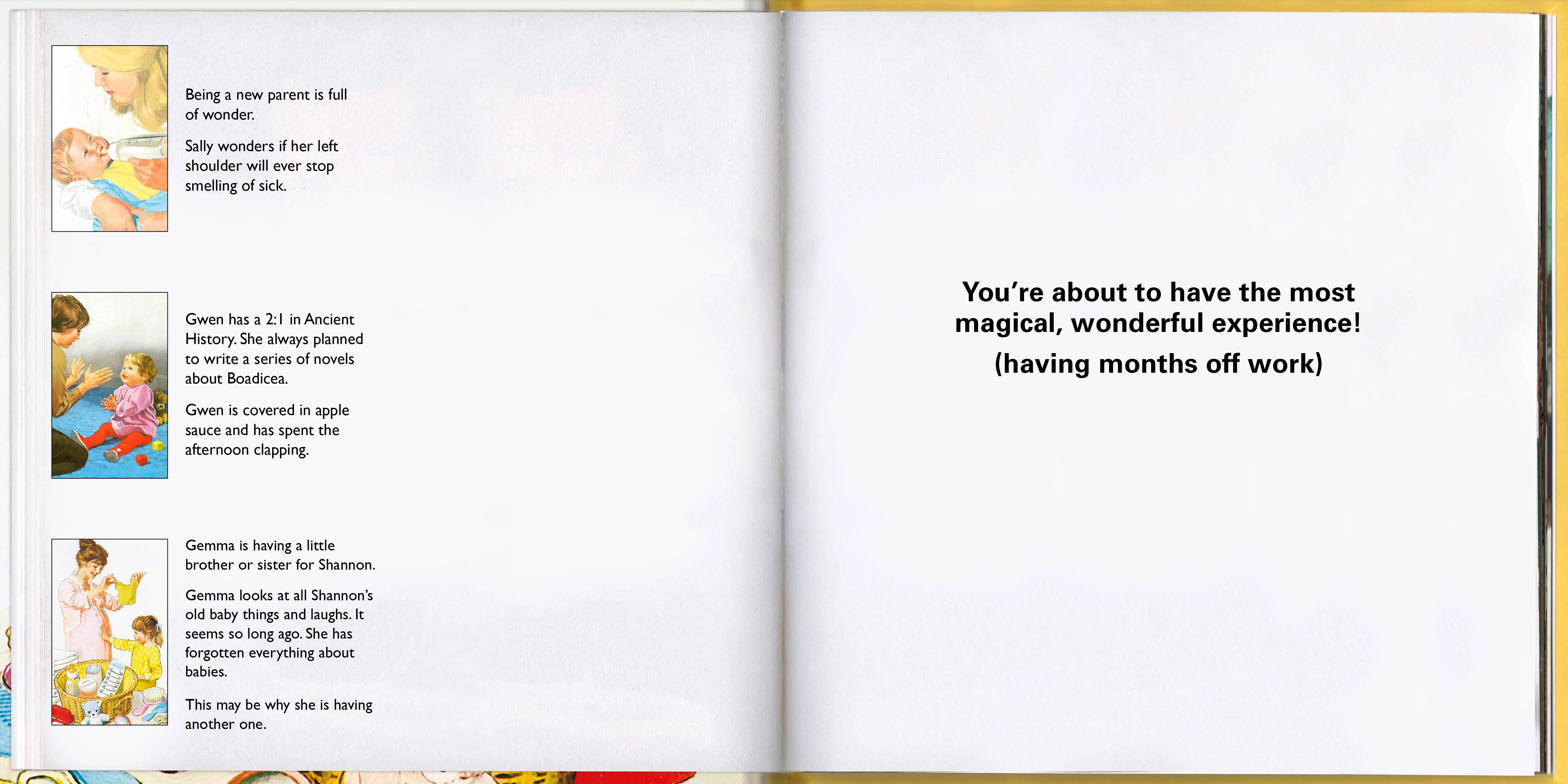 Ladybird Books 'Leaving To Have A Baby' New Baby Card - Image 3
