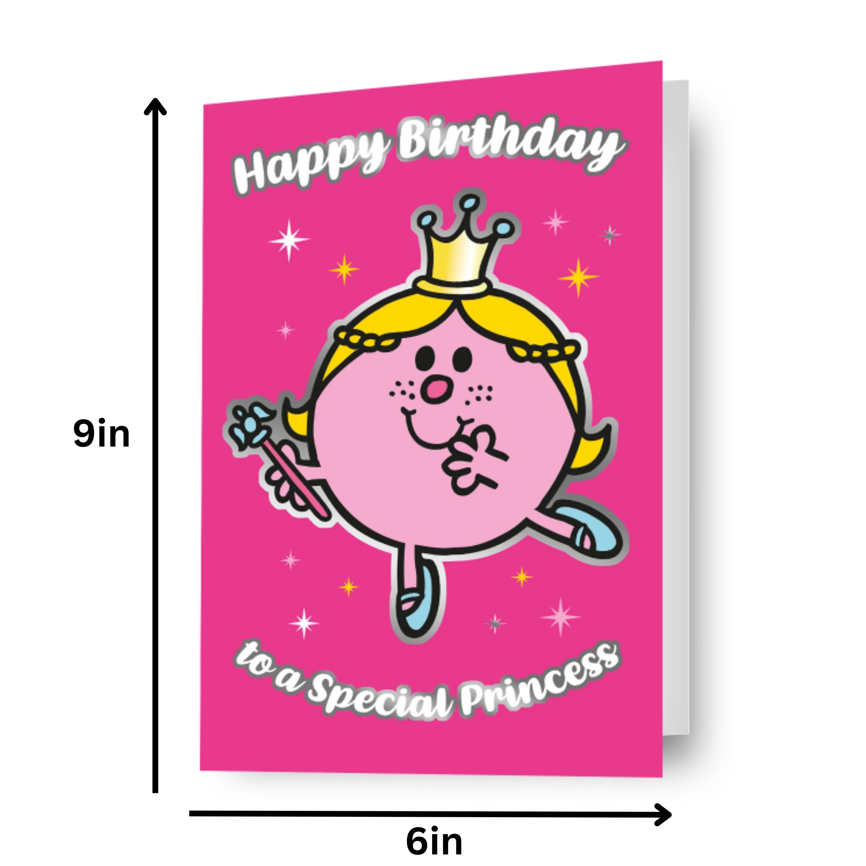 Mr Men & Little Miss Princess Birthday Card - Image 2