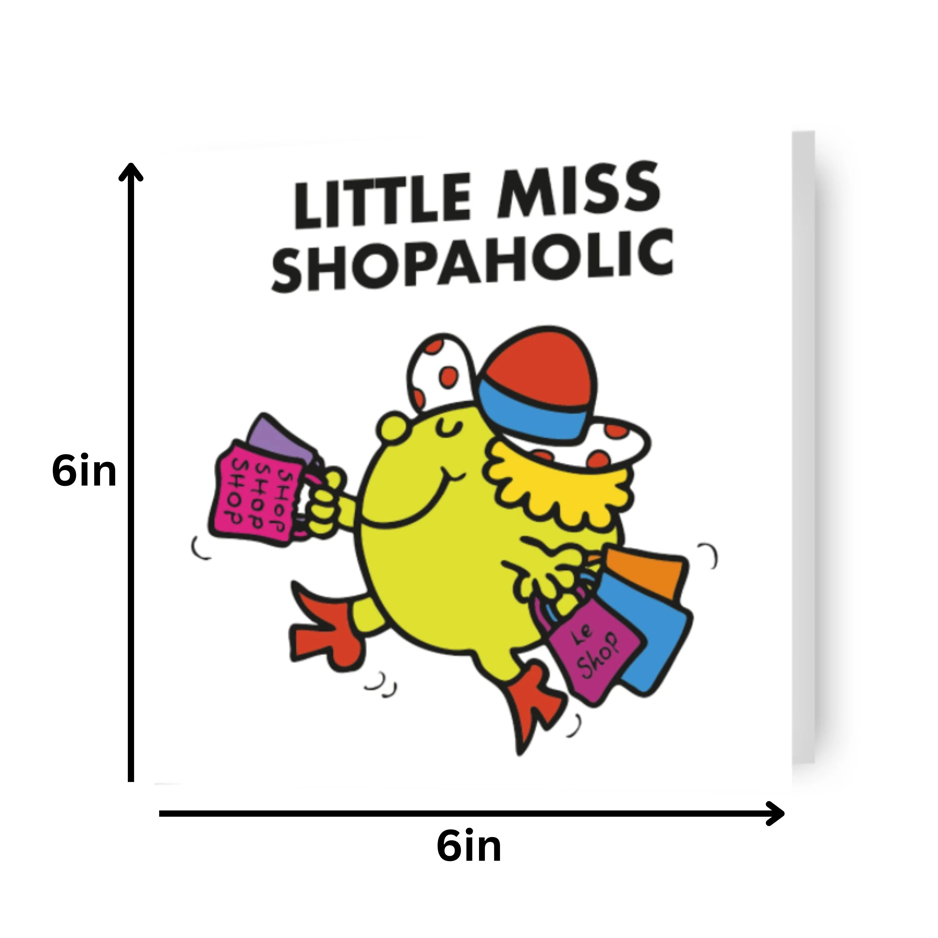 Mr Men & Little Miss Shopaholic Birthday Card - Image 3