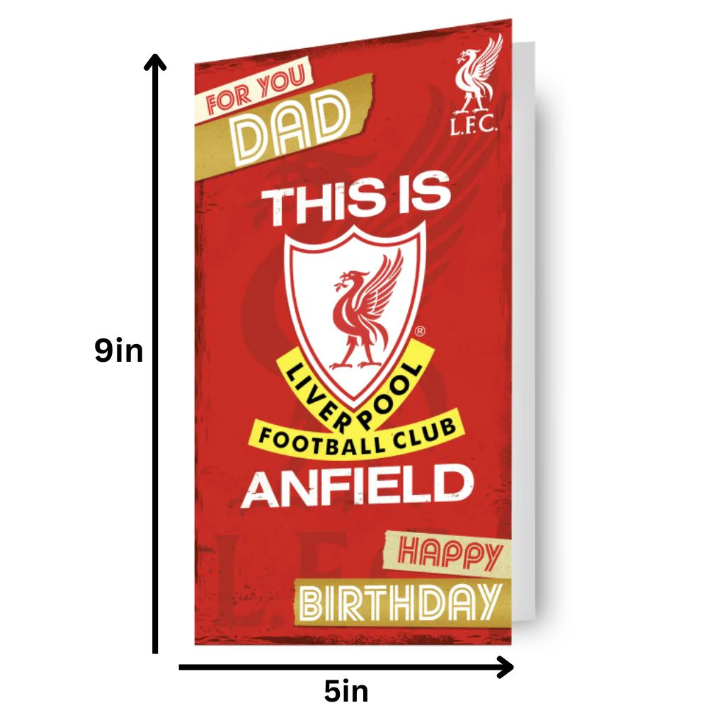 Liverpool FC Dad Birthday Card - Image 3