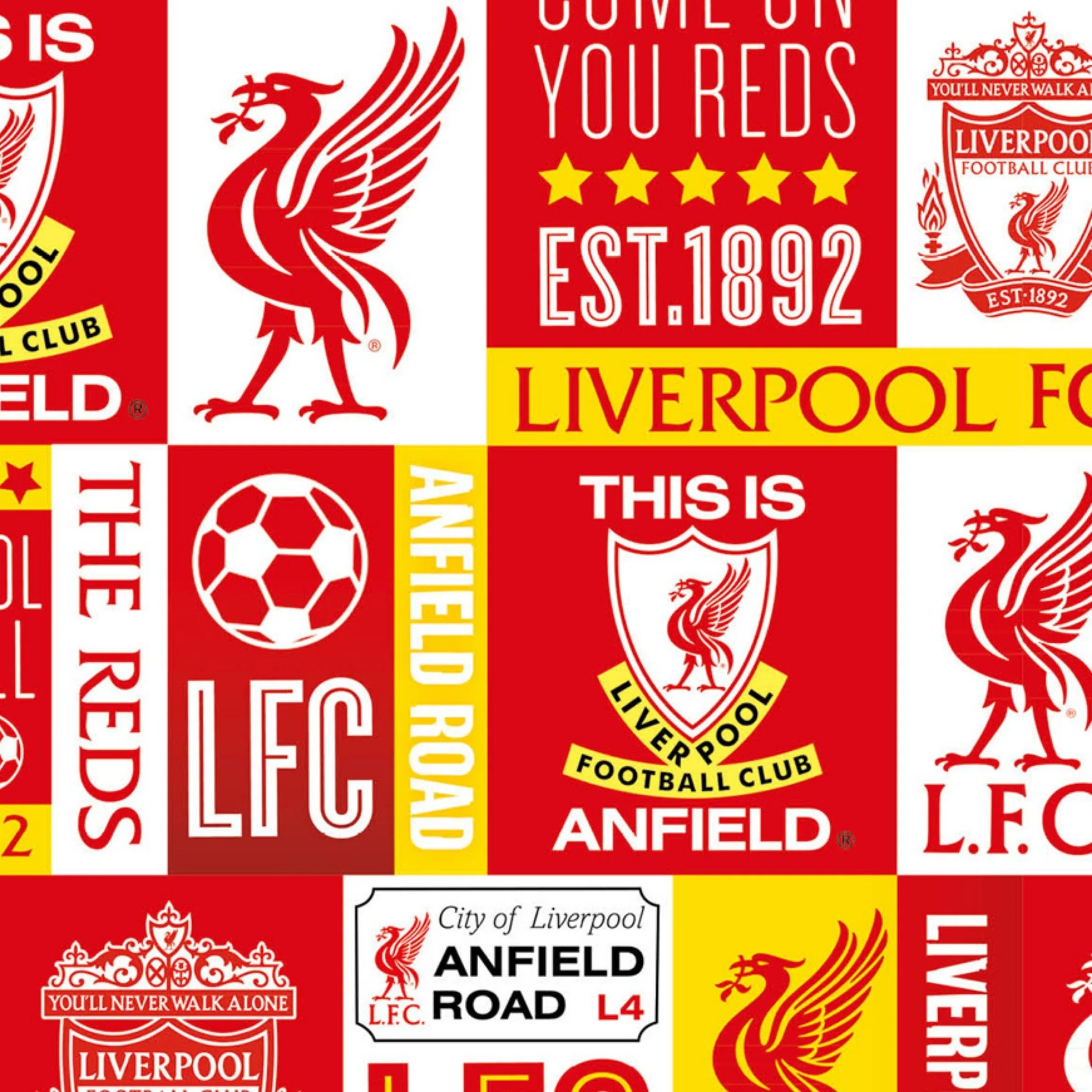 Liverpool FC 2 Sheets & 2 Tags Gift Wrap - Image 3