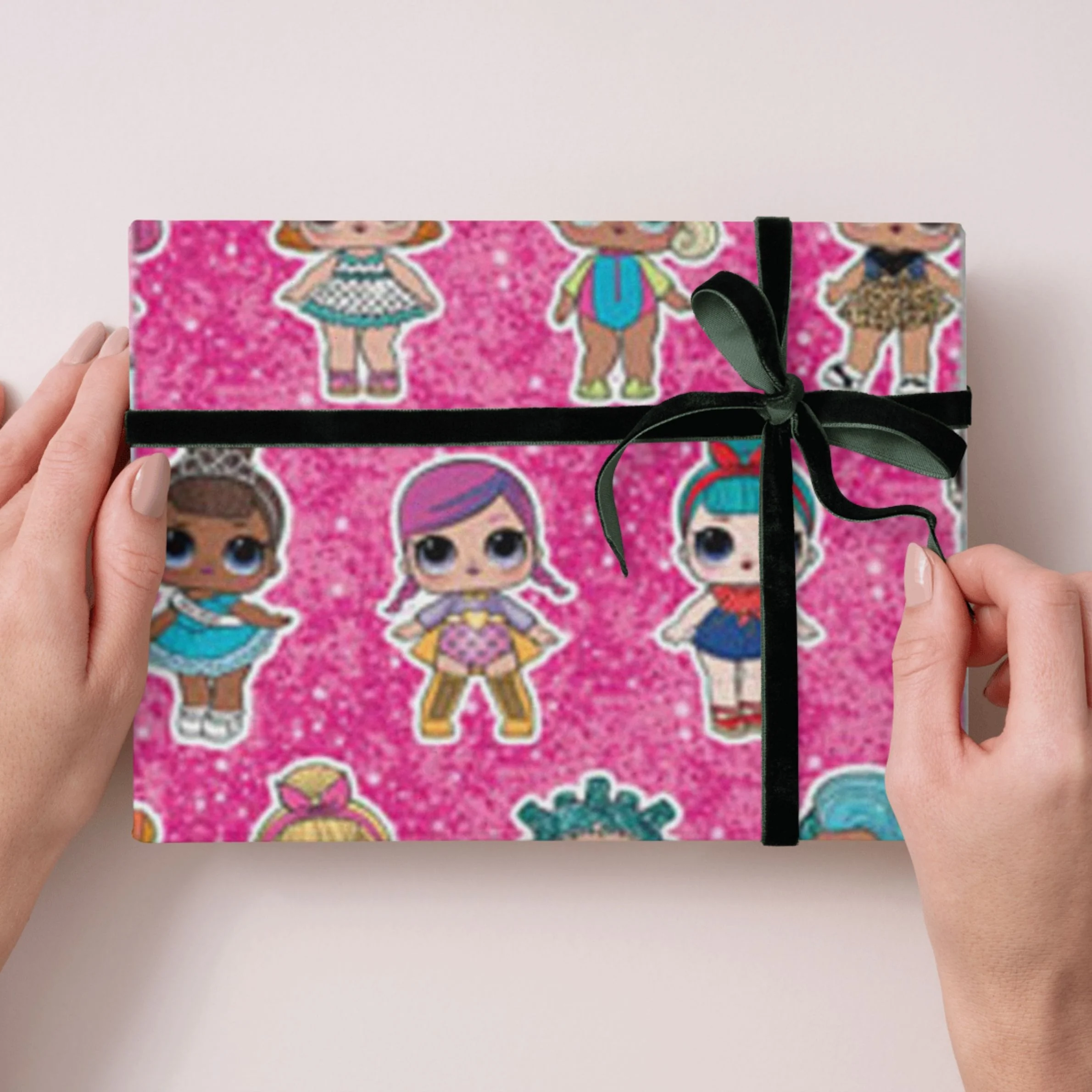 LOL Surprise 2 Sheets & 2 Tags Gift Wrap - Image 4