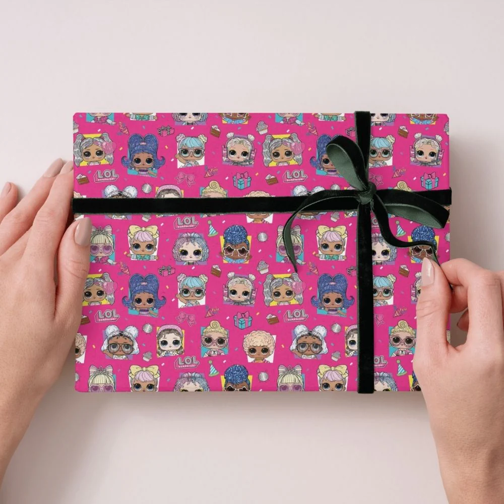 LOL Surprise 4m Roll Wrapping Paper - Image 4
