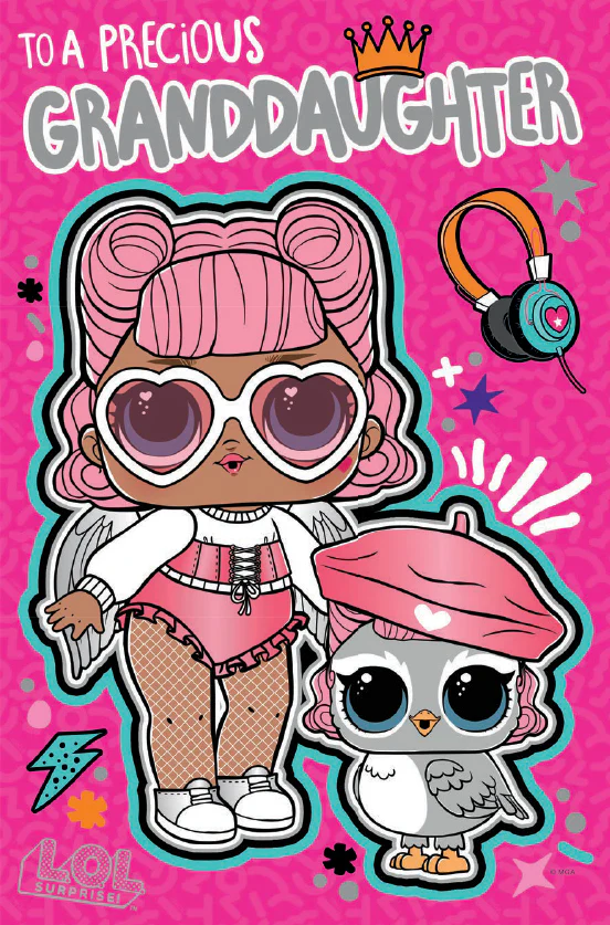 LOL Surprise 'Precious Granddaughter' Birthday Card - Image 3