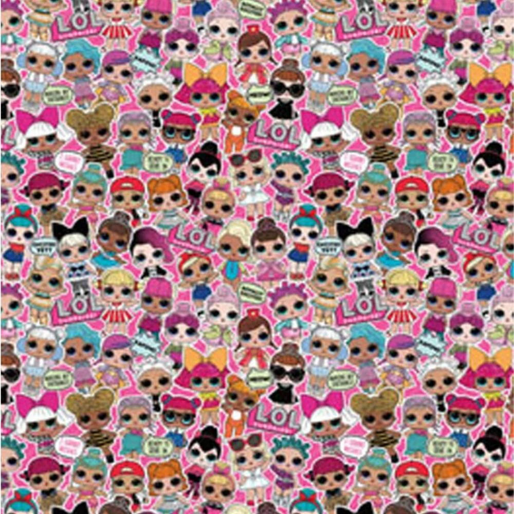 LOL Surprise 4m Roll Wrapping Paper - Image 3