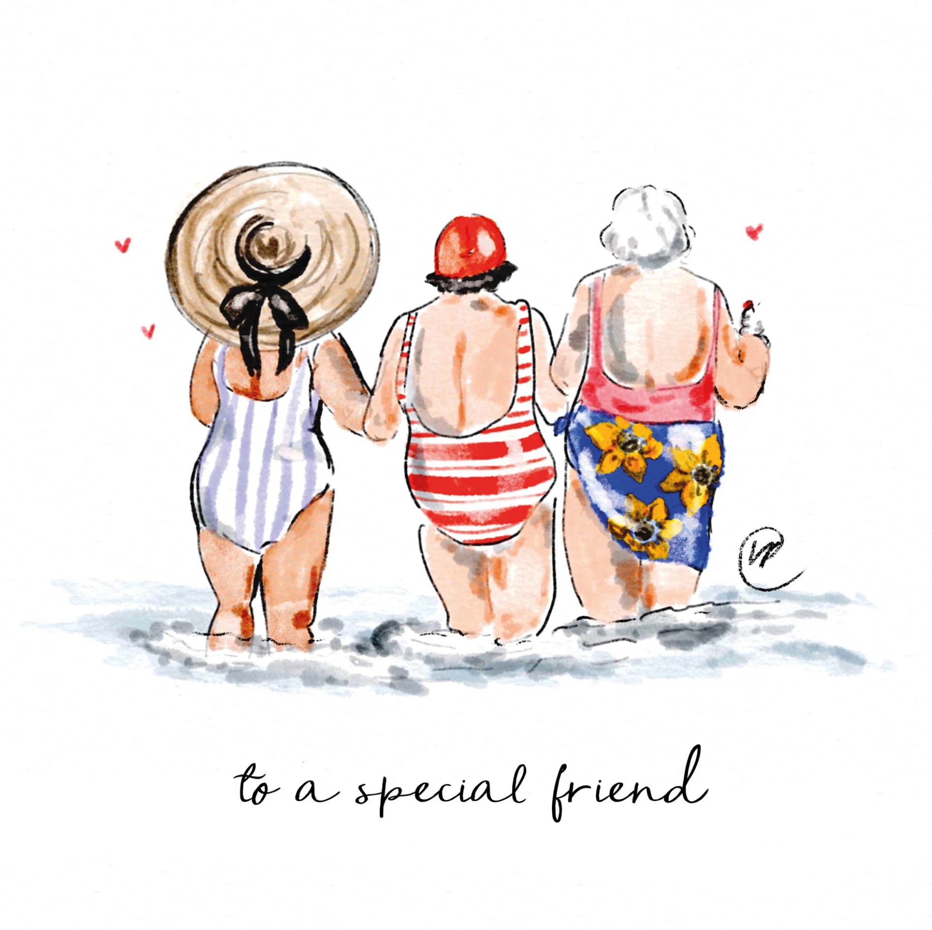 LUCY CLAIRE ILLUSTRATIONS FRIEND CARD - Image 3