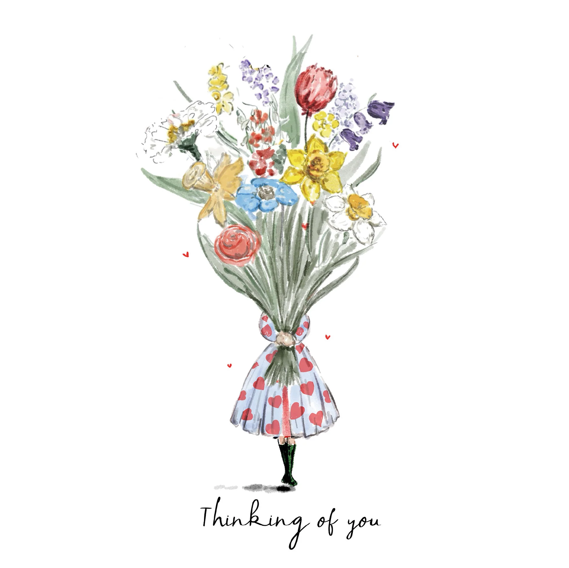LUCY CLAIRE ILLUSTRATIONS BLANK CARD - Image 3