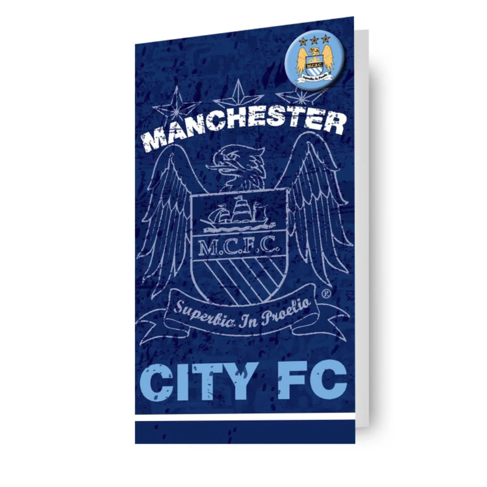 Manchester City FC Birthday Card