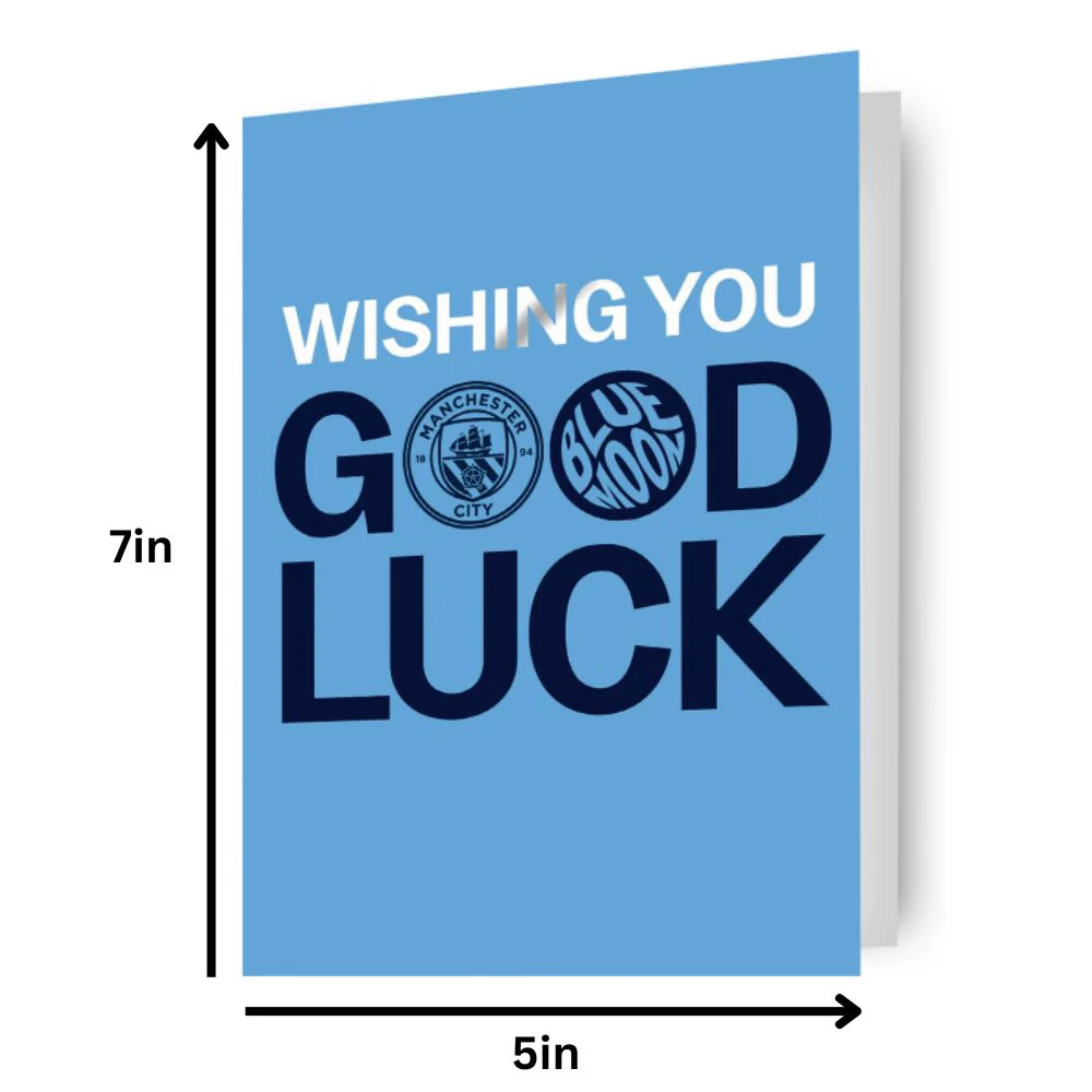 Manchester City FC Good Luck Card - Image 2