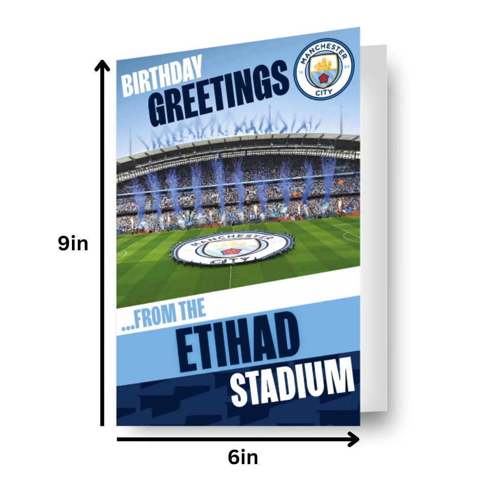 Manchester City FC Stadium Pop-Up Card - Image 2