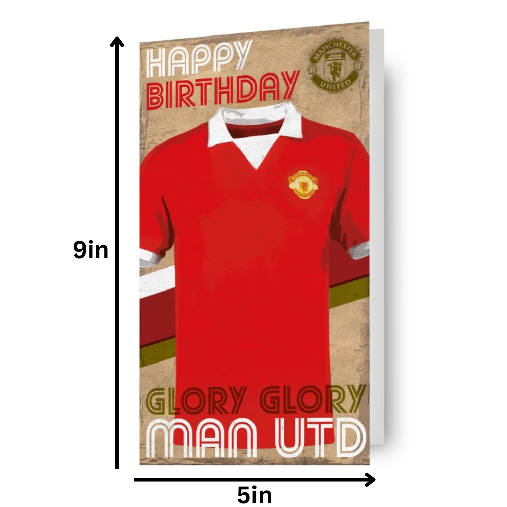 Manchester United FC Shirt Birthday Card - Image 2