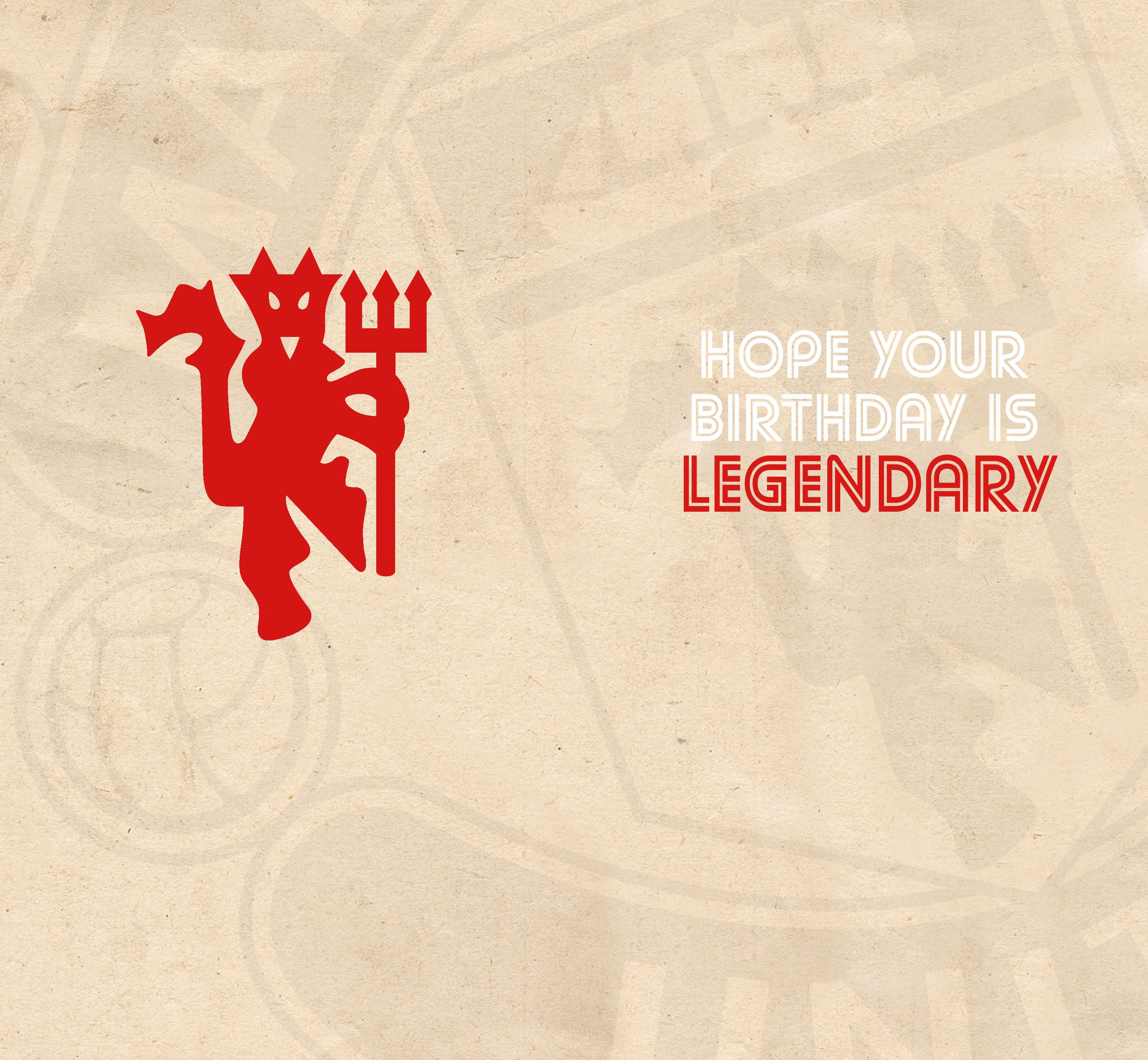 Manchester United FC Shirt Birthday Card - Image 3