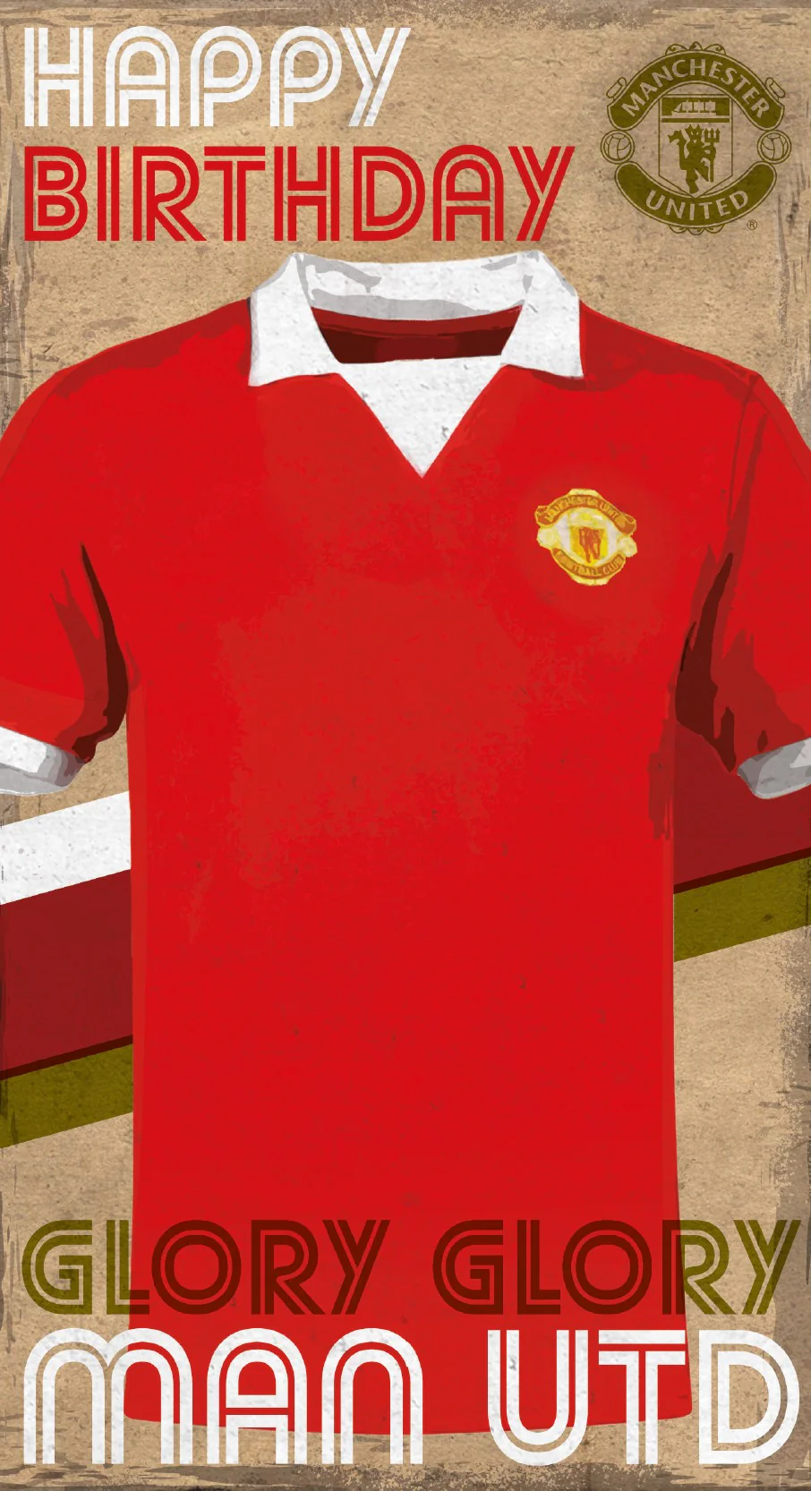 Manchester United FC Shirt Birthday Card - Image 4