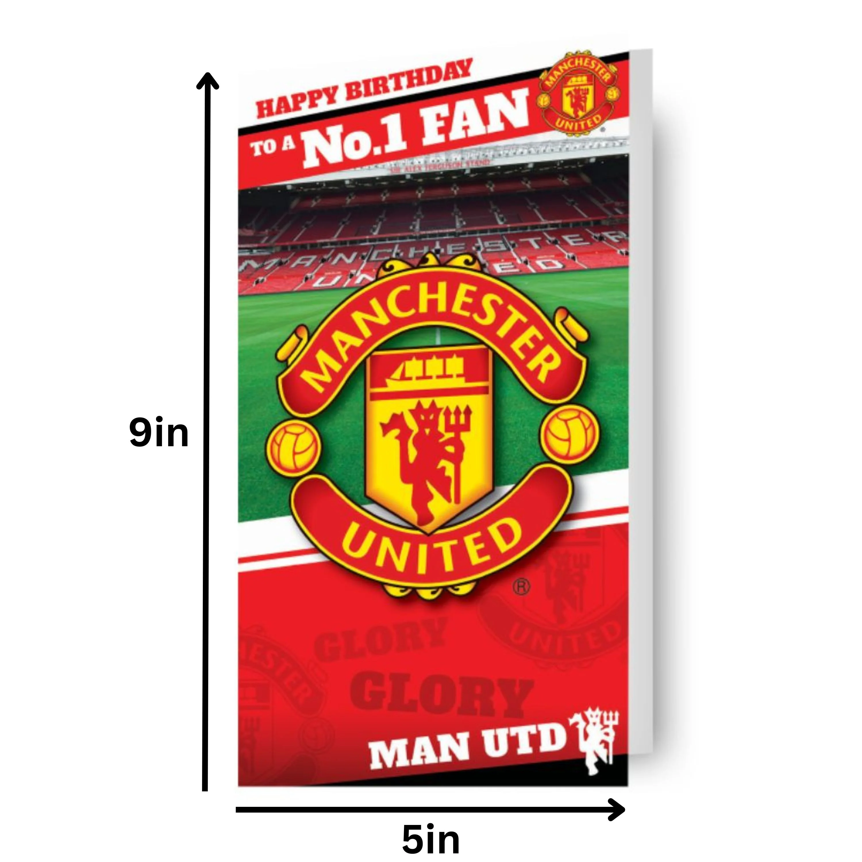 Manchester United FC 'No.1 Fan' Birthday Card - Image 3