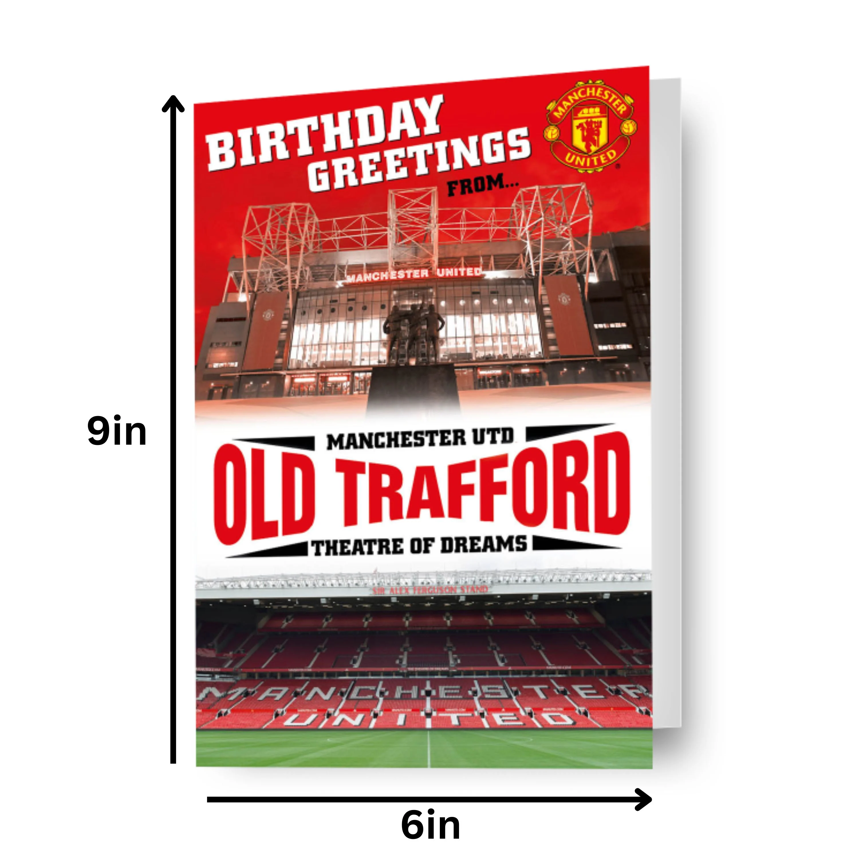 Manchester United FC Old Trafford Stadium Pop Up Card - Image 4