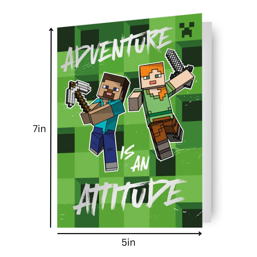 Minecraft Birthday Card - Image 2