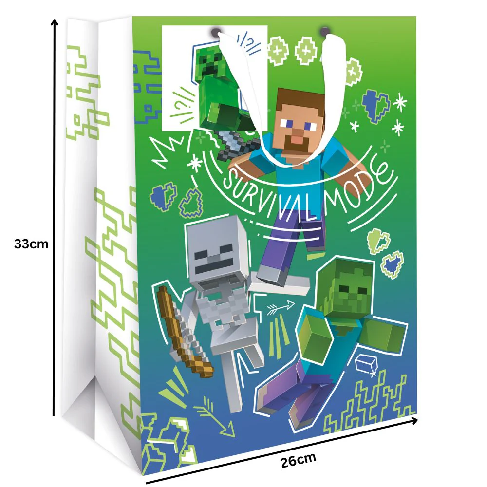 Minecraft Medium Gift Bag - Image 2