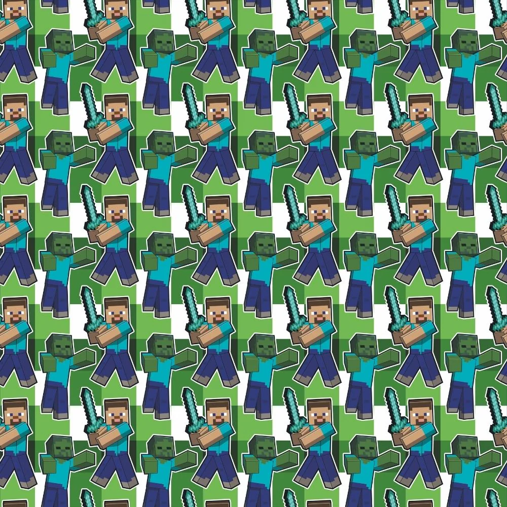 Minecraft Gift Wrap Roll 2m - Image 4