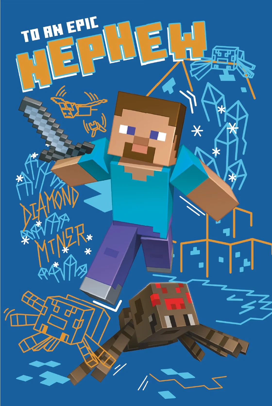 Minecraft 'Nephew' Birthday Card - Image 3