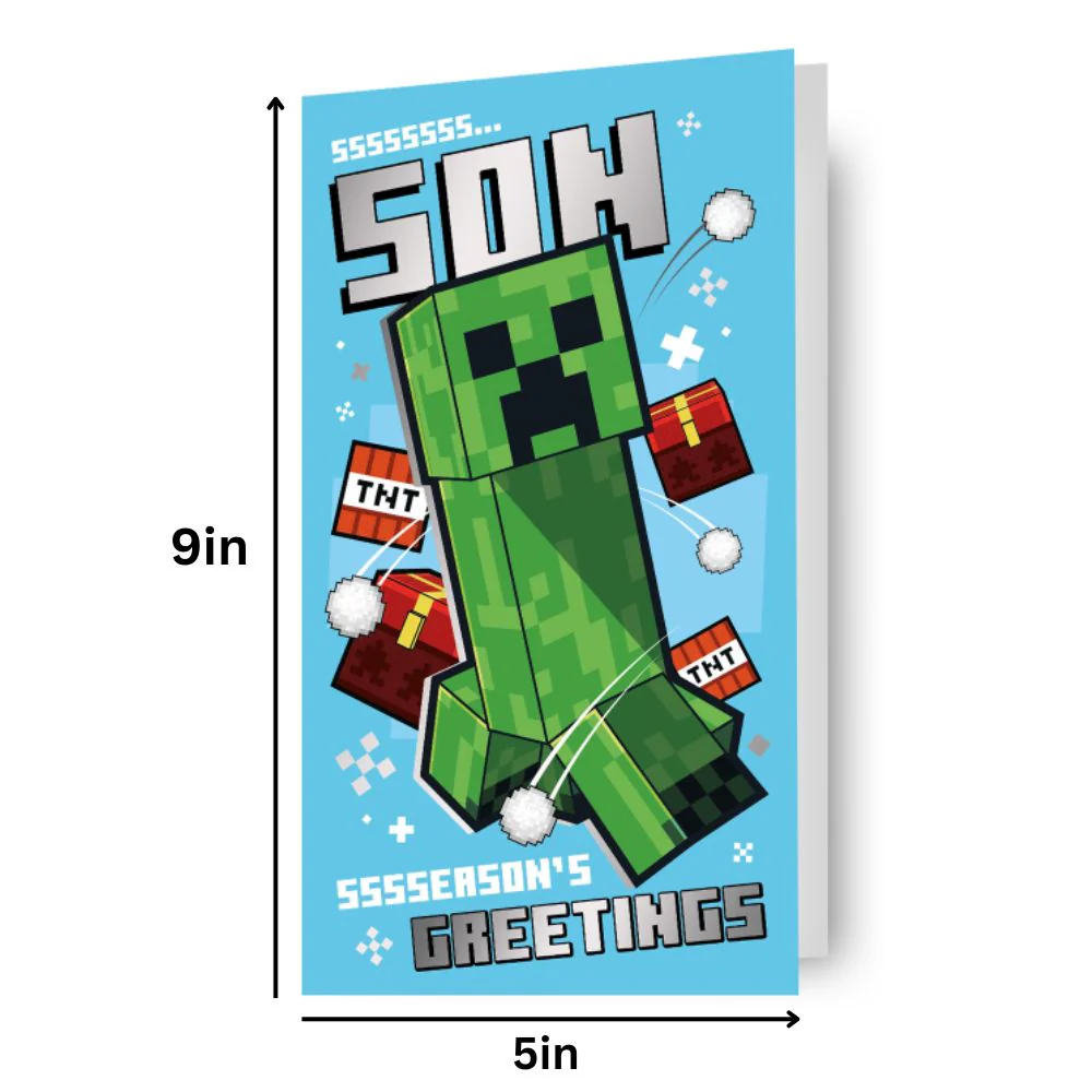 Minecraft Son Christmas Card - Image 2